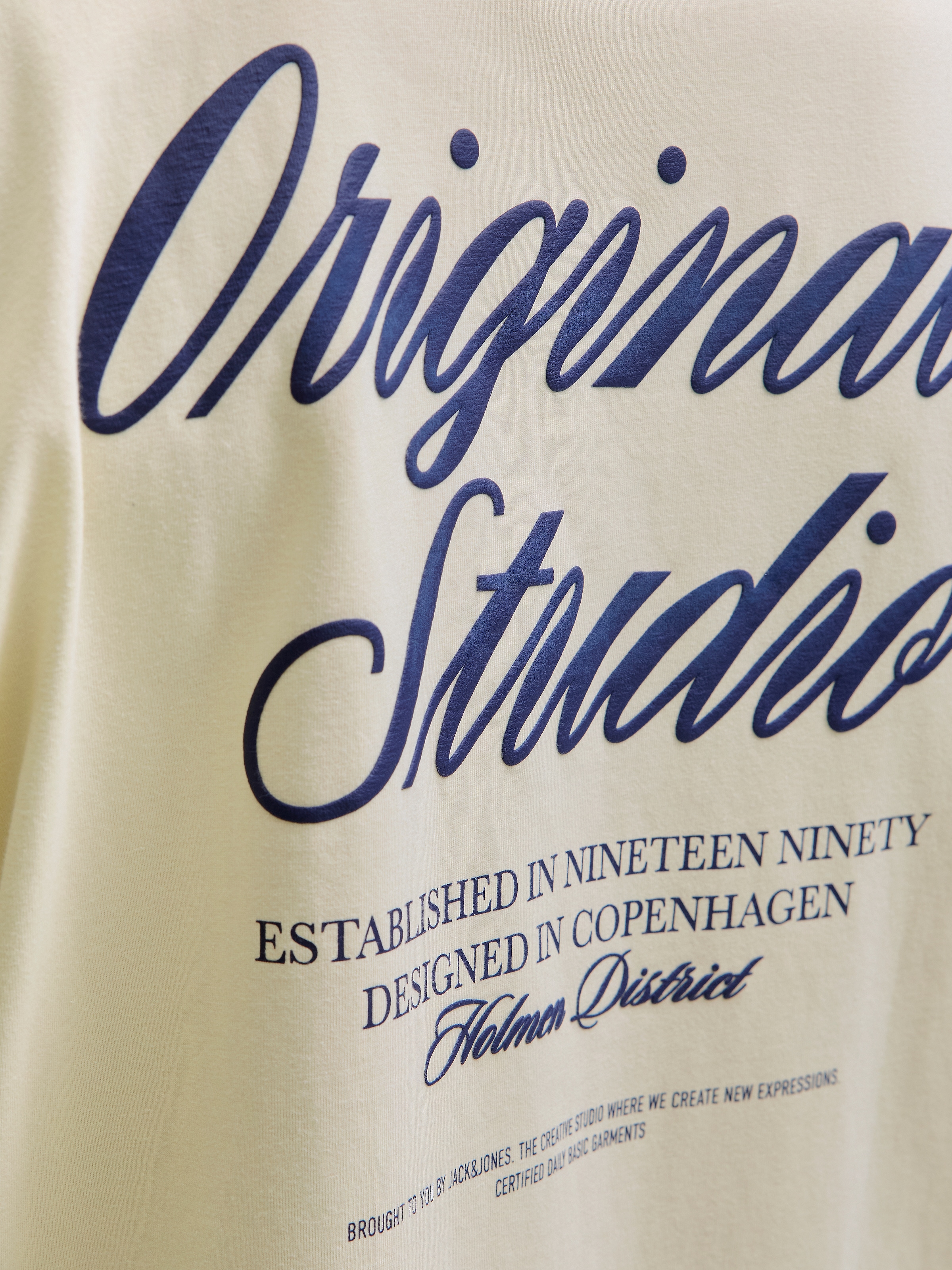 Jack & Jones Kurzarmshirt »JORNORREBRO TYPO TEE SS CREW NECK NOOS«, mit Print
