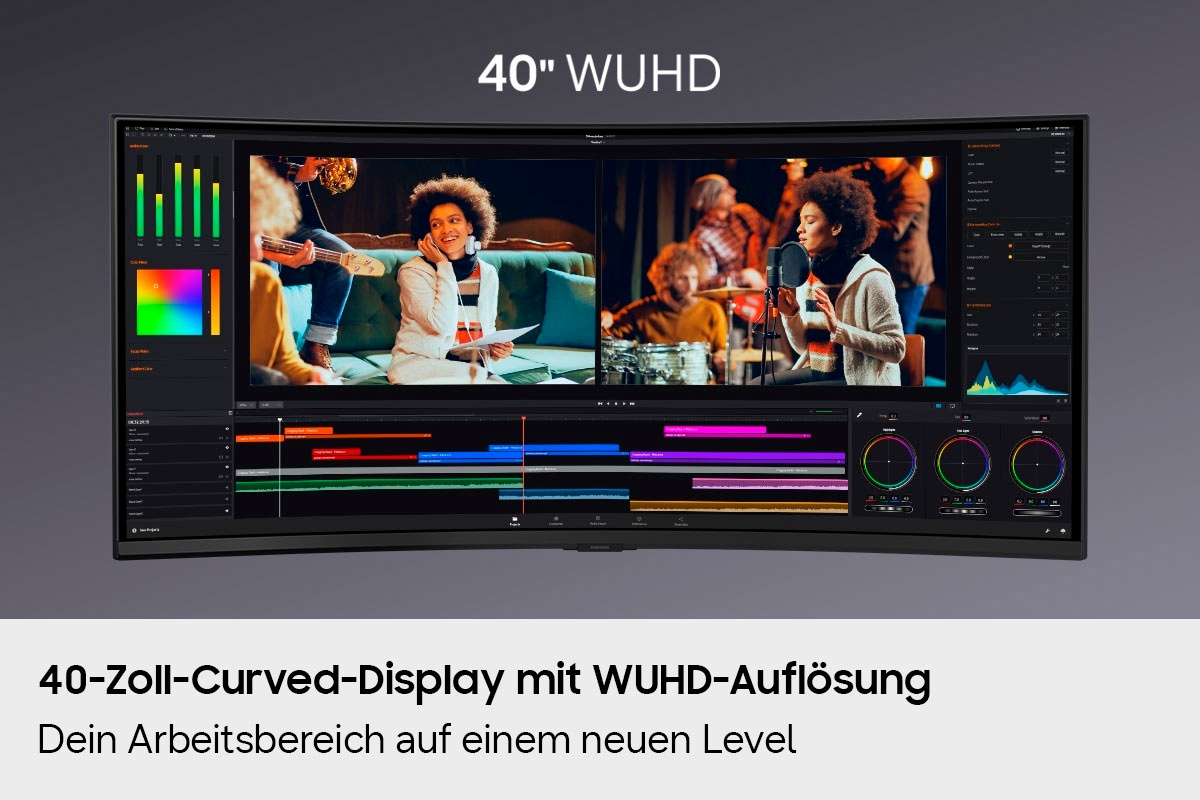 Samsung Curved-LED-Monitor »S40H850TAU« 100 cm/40 ″  5120 x 2160 px 4 Reaktionszeit 144 Hz