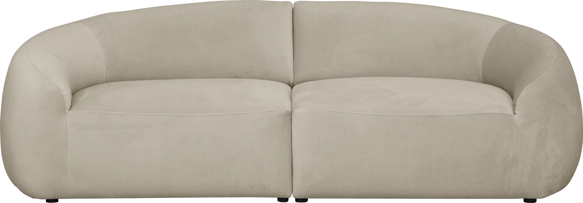 LeGer Home by Lena Gercke Big-Sofa »Designersofa, organische Form, Maße B/T/H: 240/64/81 cm«, mit Wellenunterfederung, auch in Bouclé, passend zur Serie
