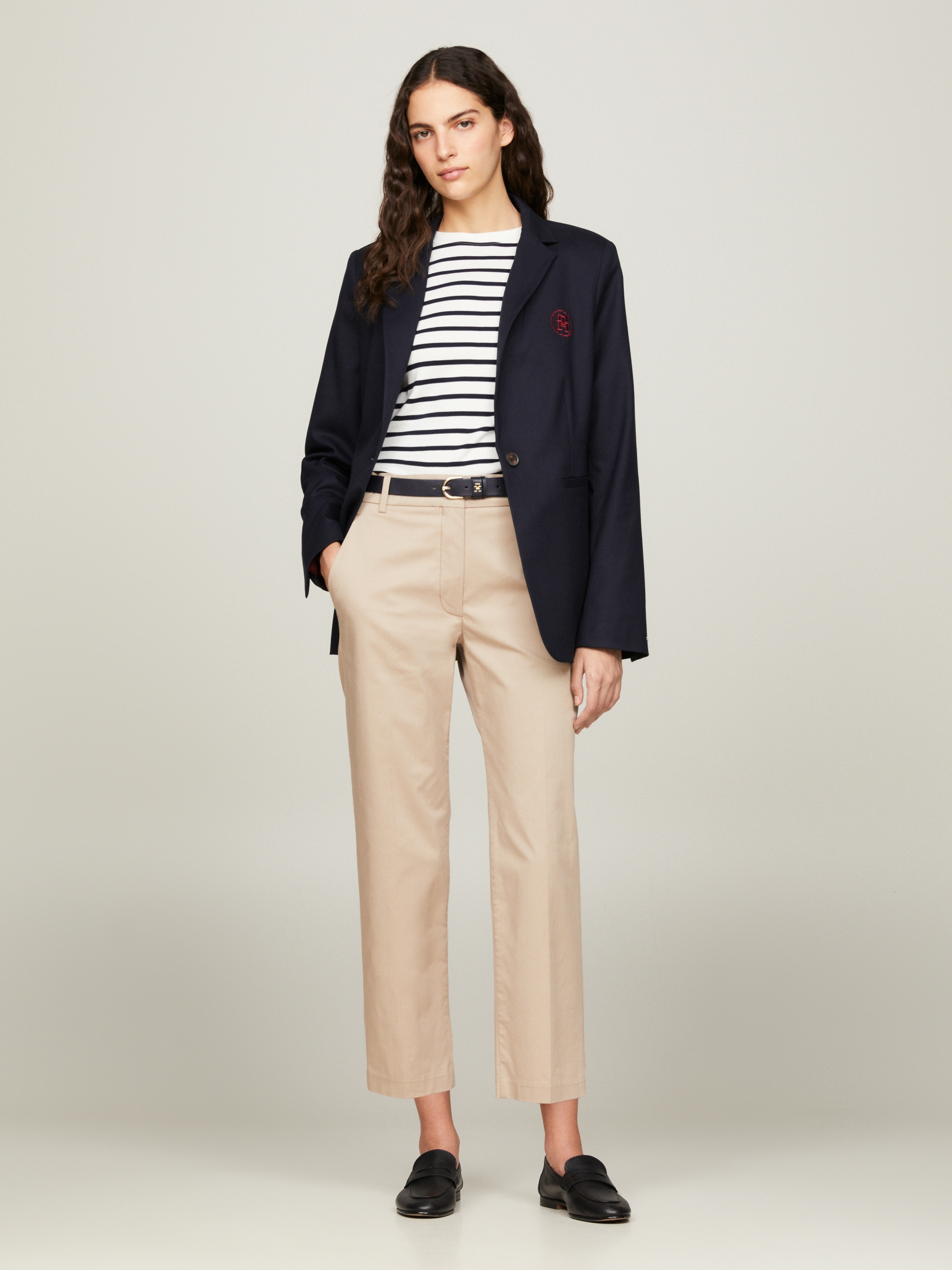 Tommy Hilfiger Chinohose, mit Bügelfalten