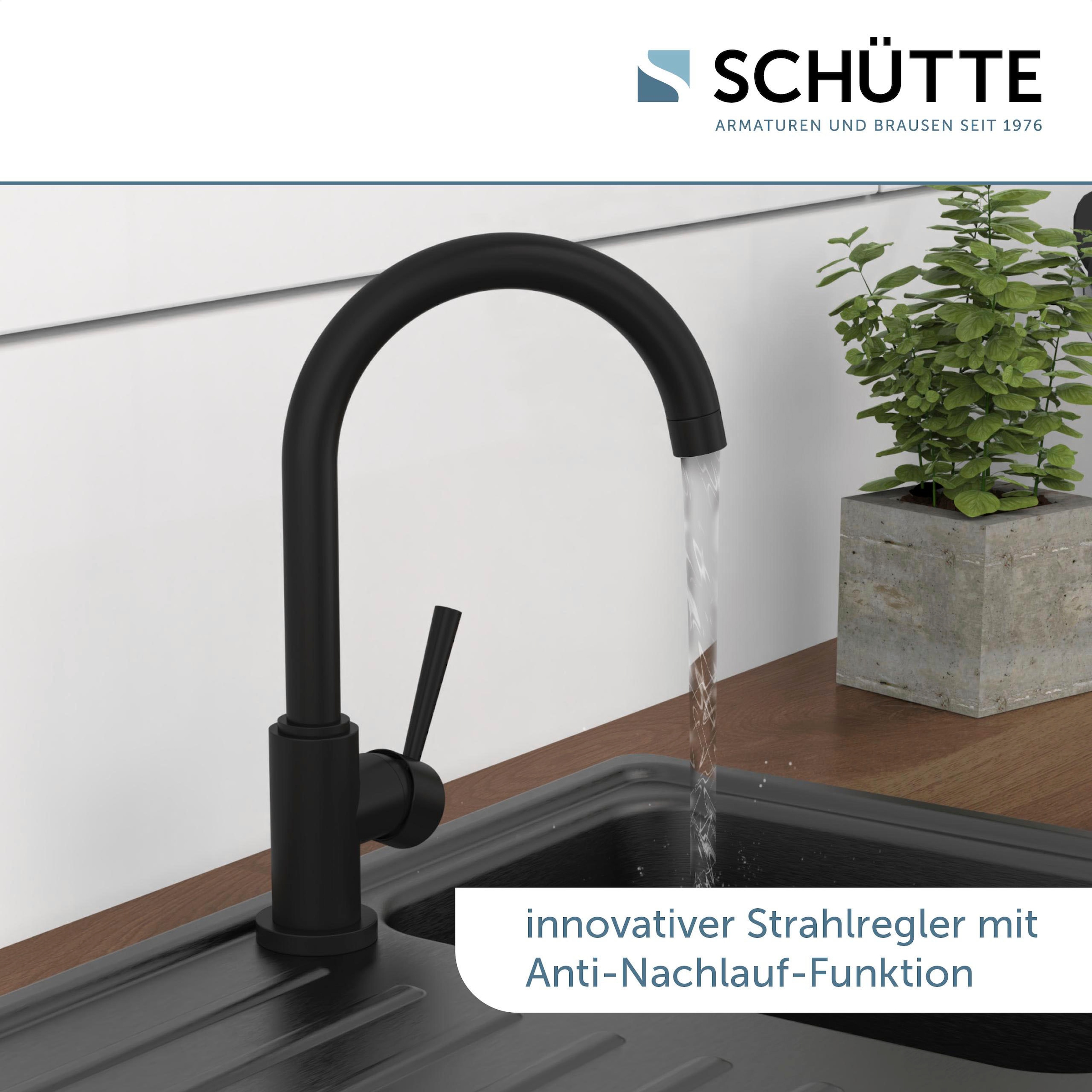 Schütte Spültischarmatur »Cornwall« Niederdruck, 360° schwenkbarer Wasserhahn, Mischbatterie