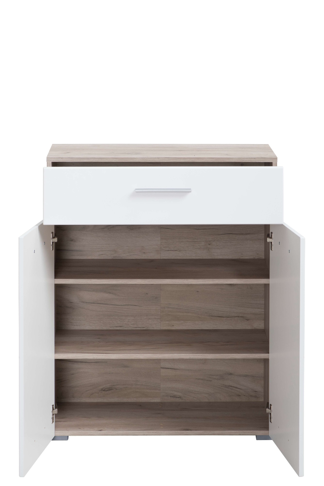 Home affaire Schuhschrank »Beny, Schuhkommode, Schuhregal, mit einer Schublade, Höhe 98 cm«, Hochglanzfronten, 2 Türen, Breite 79 cm