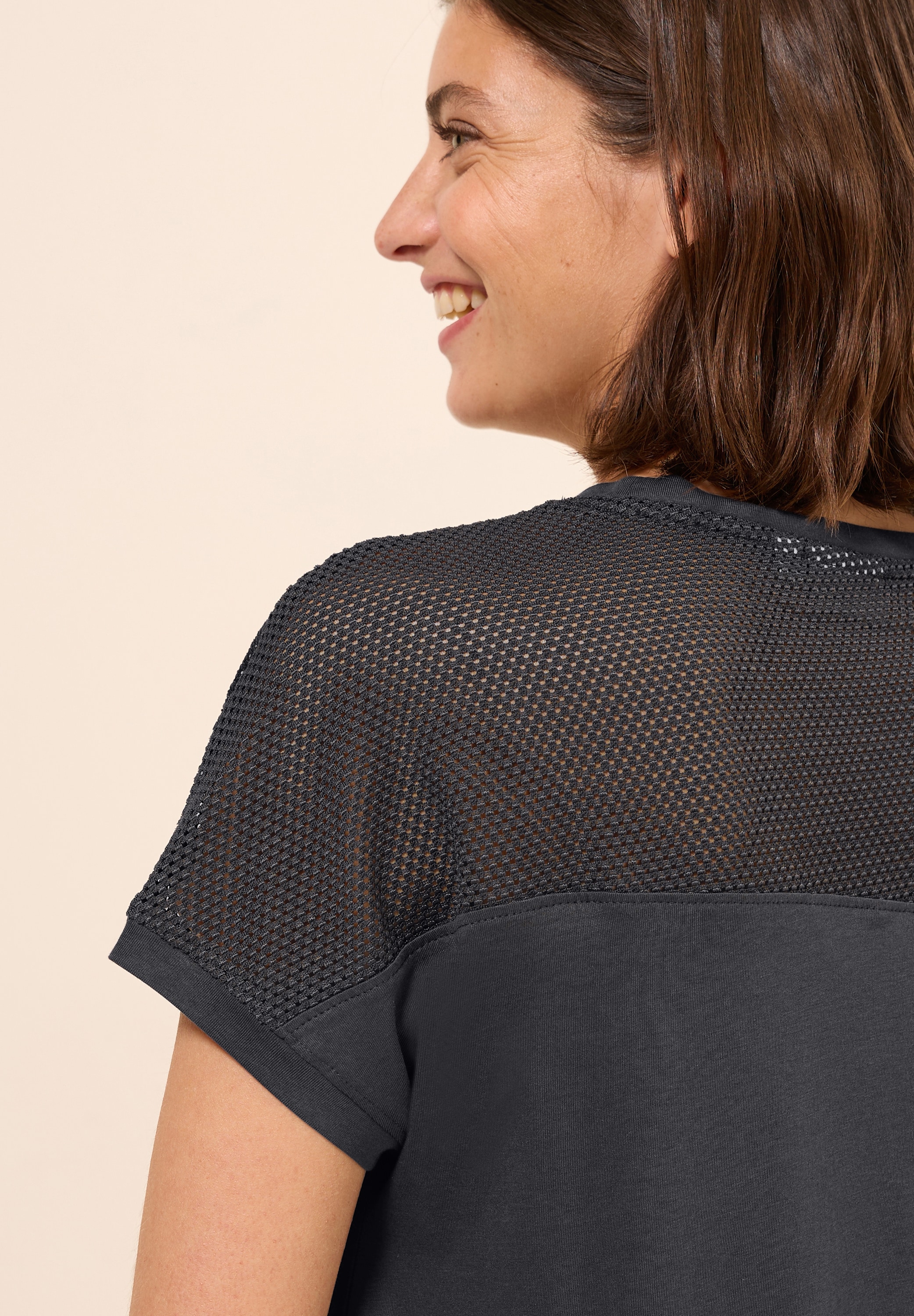 Cecil T-Shirt, mit Meshdetail