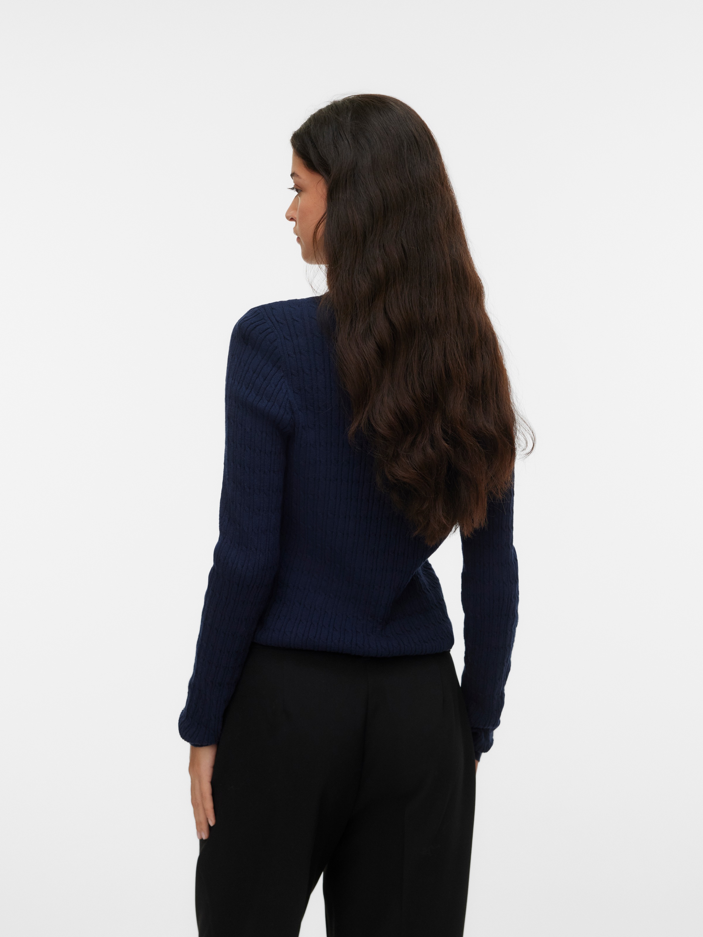 Vero Moda Anzughose »VMELMA MW BARREL BELT ANKLE PANT NOOS«