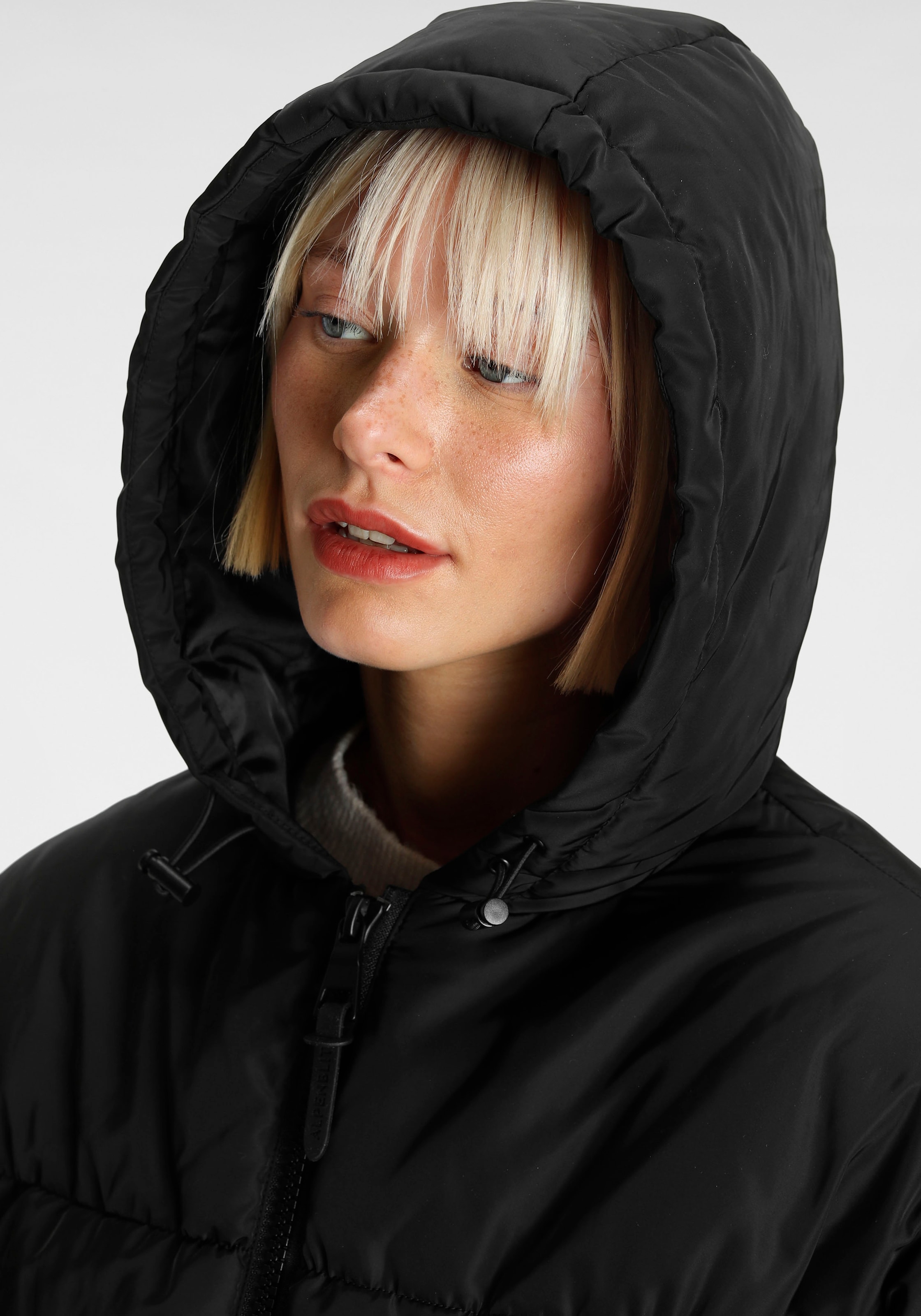 ALPENBLITZ Puffer-oversized Steppjacke Schnitt »Gifu«, bei ♕ in mit Kapuze,