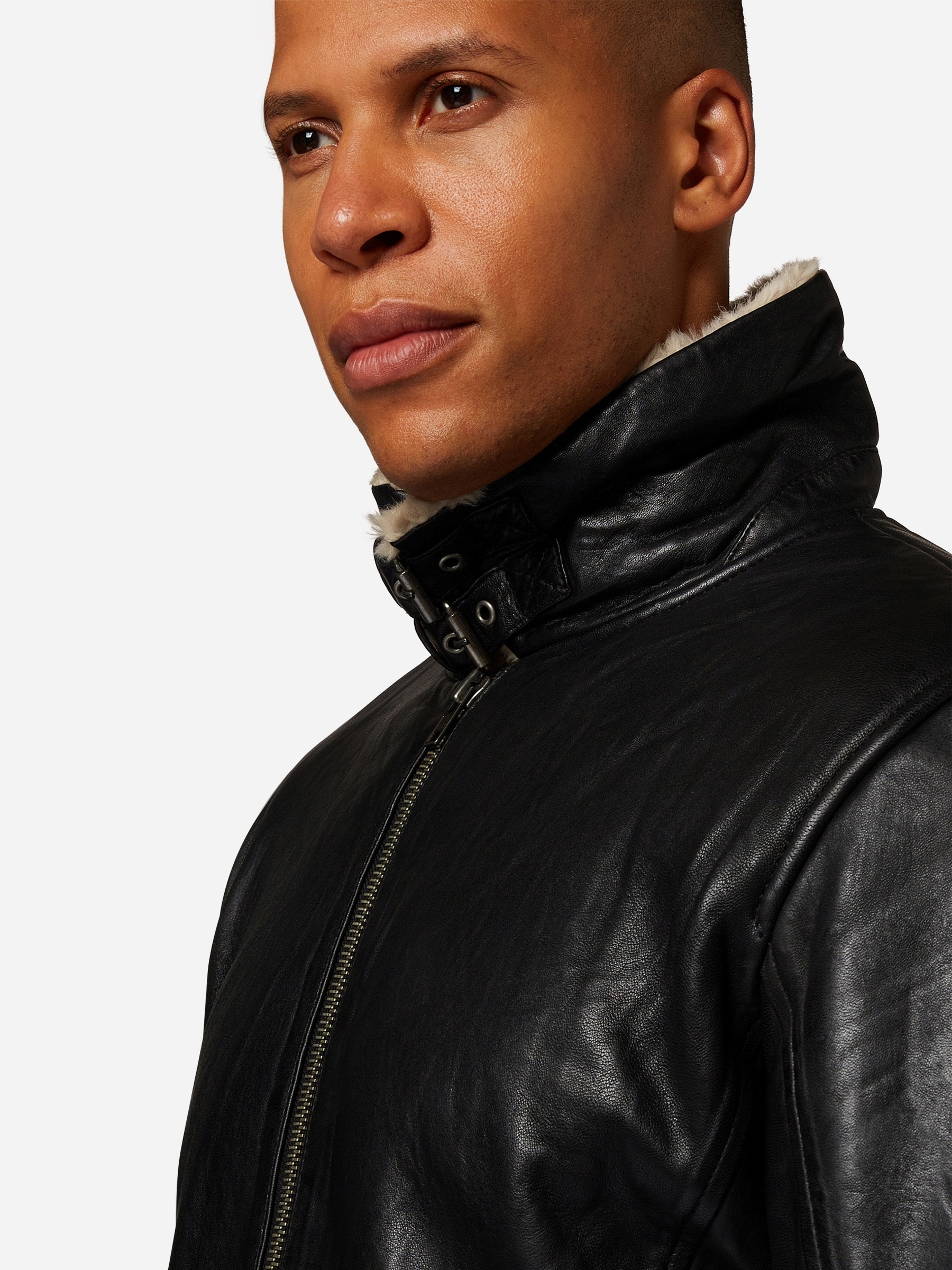 RICANO Bikerjacke »Lederjacke Arthur« Handgefertigt aus echtem Leder