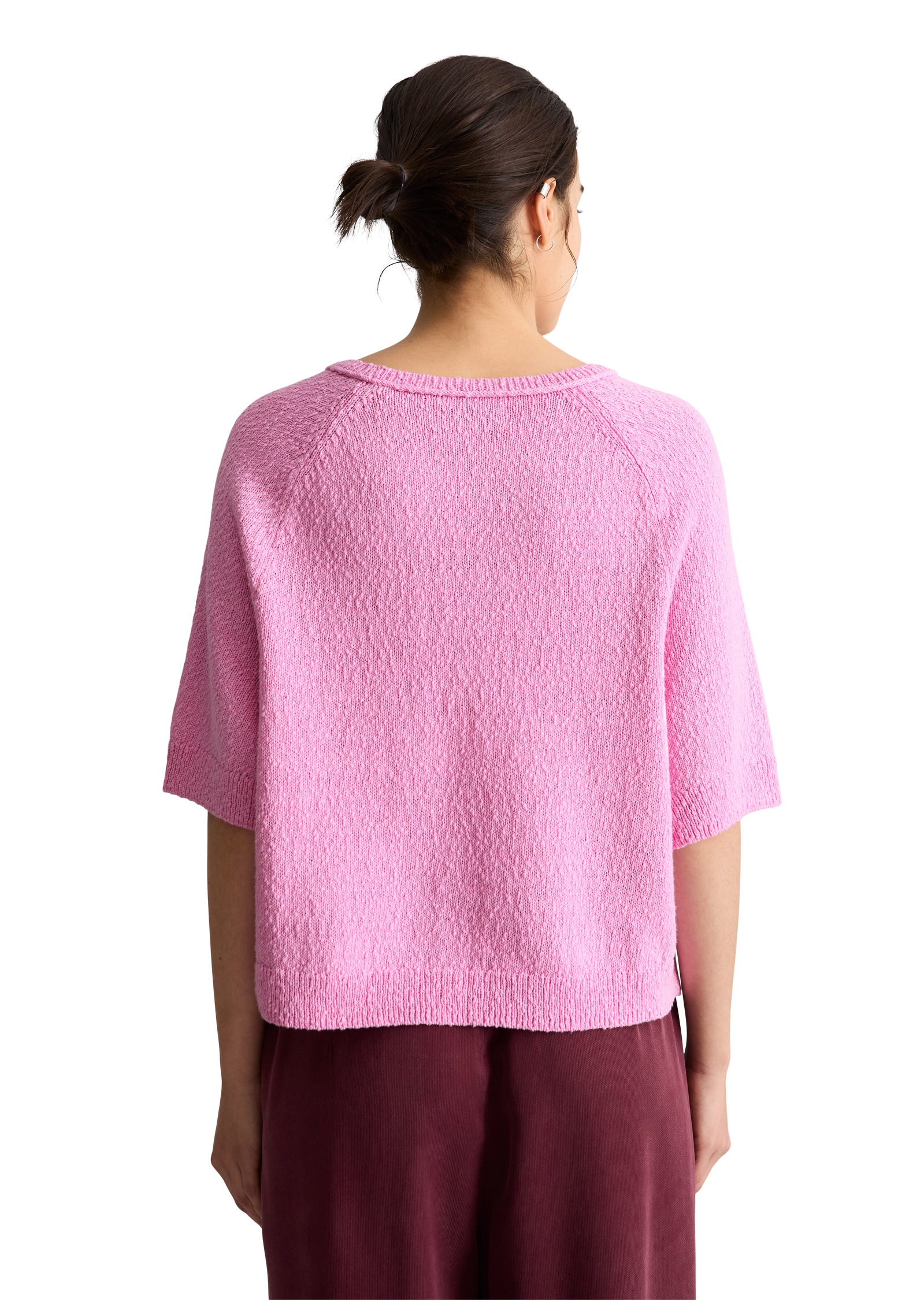 Marc O'Polo DENIM Kurzarmpullover regular aus Cotton Slub Garn