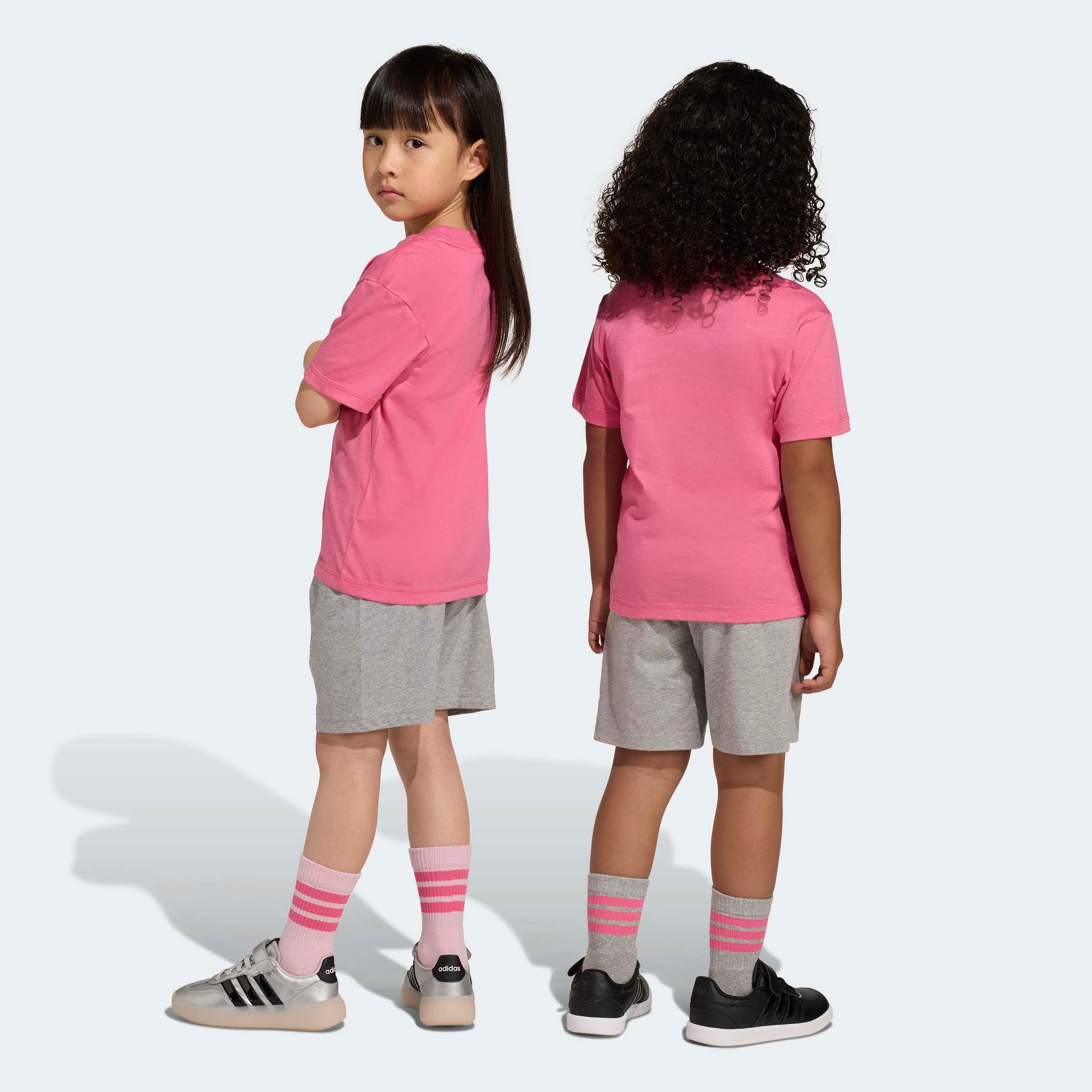 adidas Sportswear Trainingsanzug »LK BL T-SET 160« 2 tlg. für Kinder, zweiteilig, aus Baumwolle