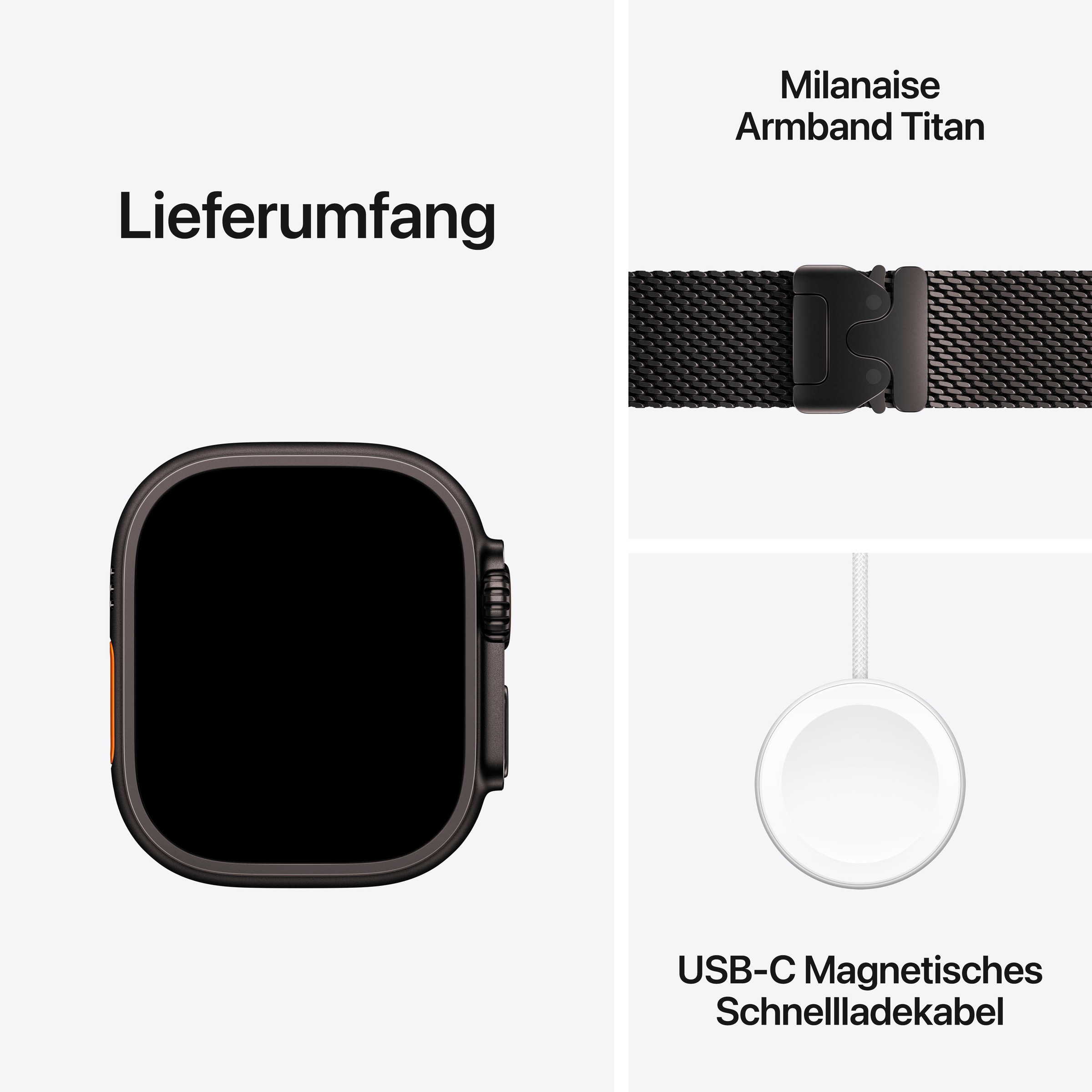 Apple Smartwatch »Watch Ultra 2 (2024) GPS + Cellular«, (4,9 cm), Watch OS 11, 64 GB,)