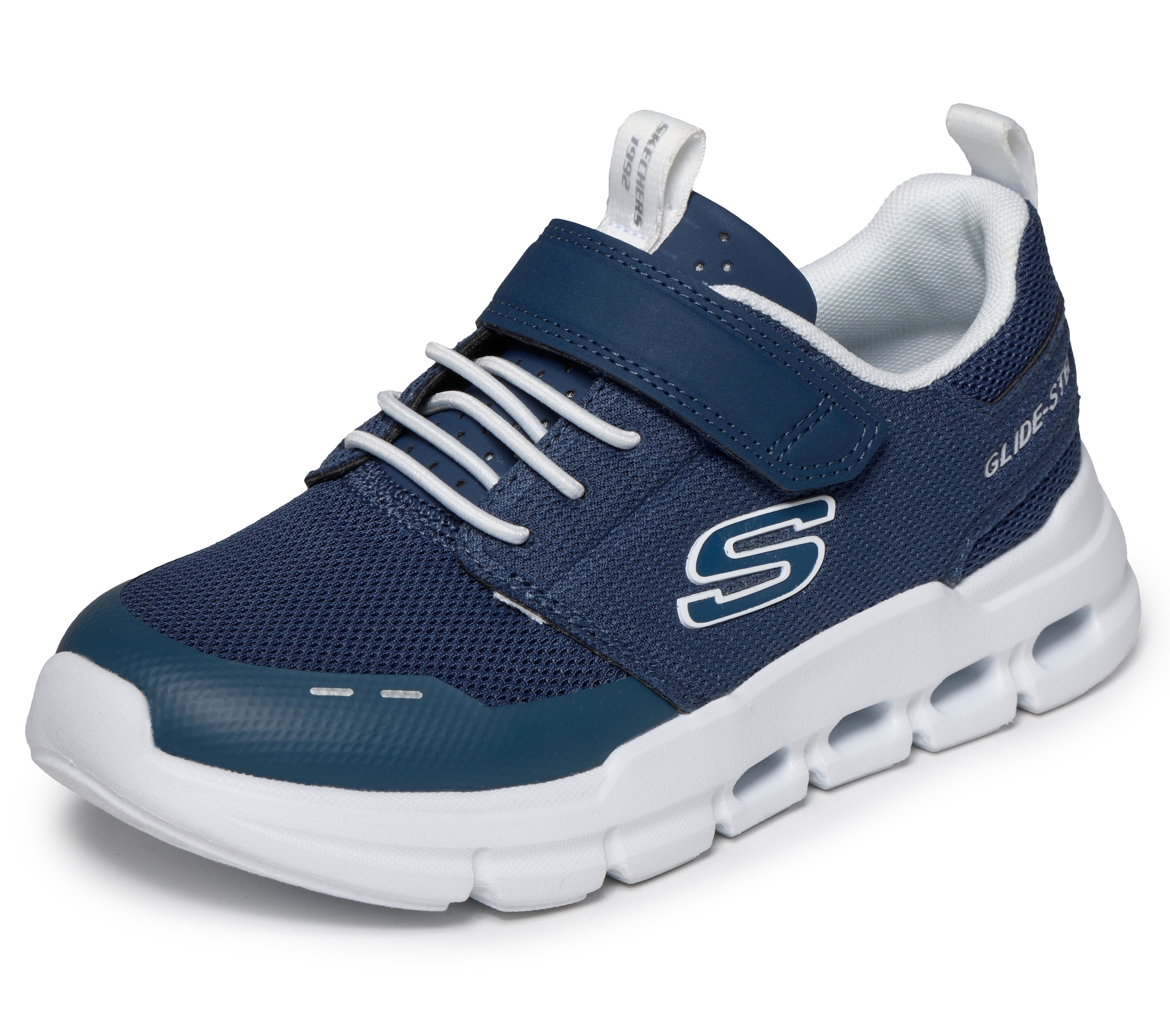 Skechers Sneaker »SKECHERS GLIDE-STEP FLOW«  Freizeitschuh mit Klett, Größenschablone zum Download