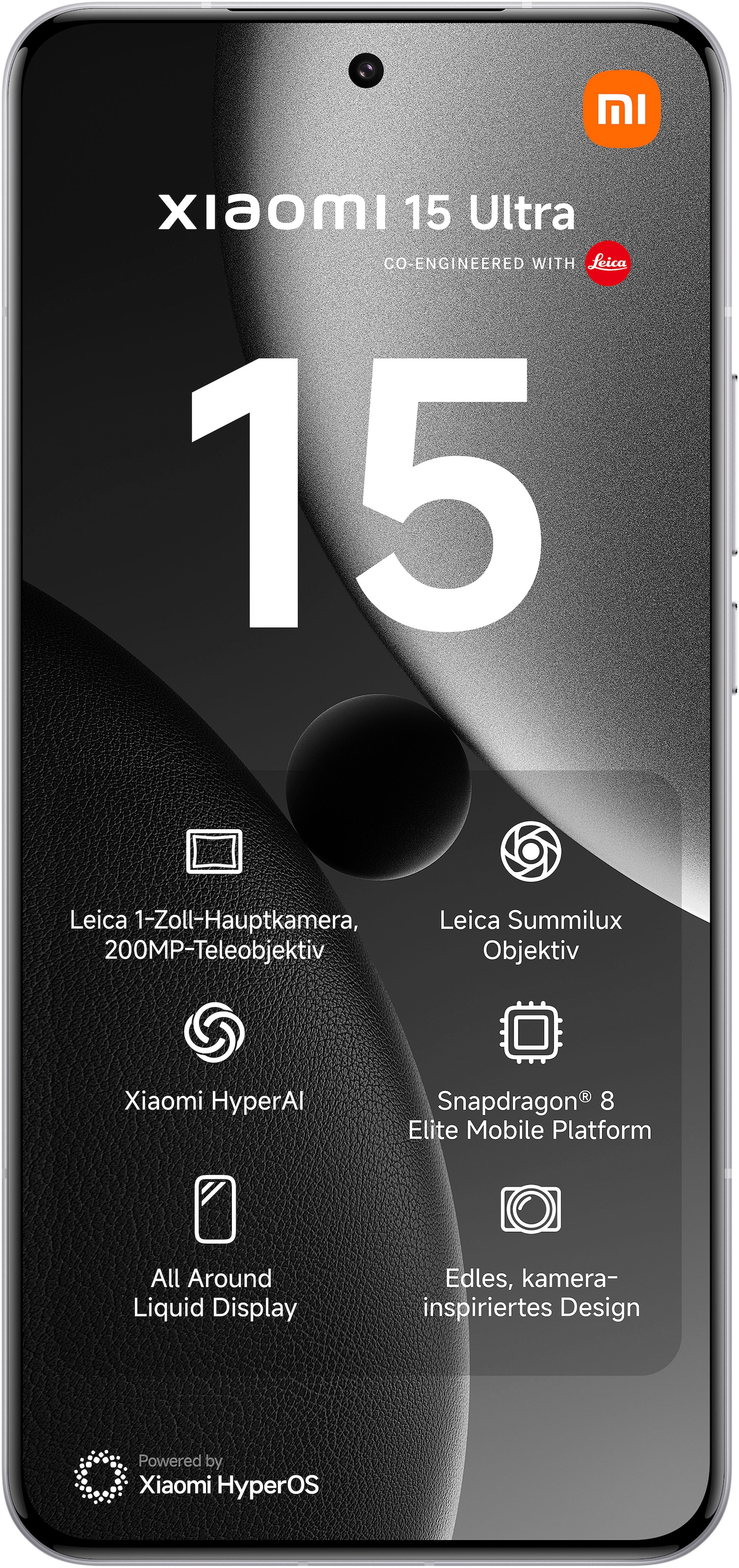 Xiaomi Smartphone »15 Ultra«, silber chrom