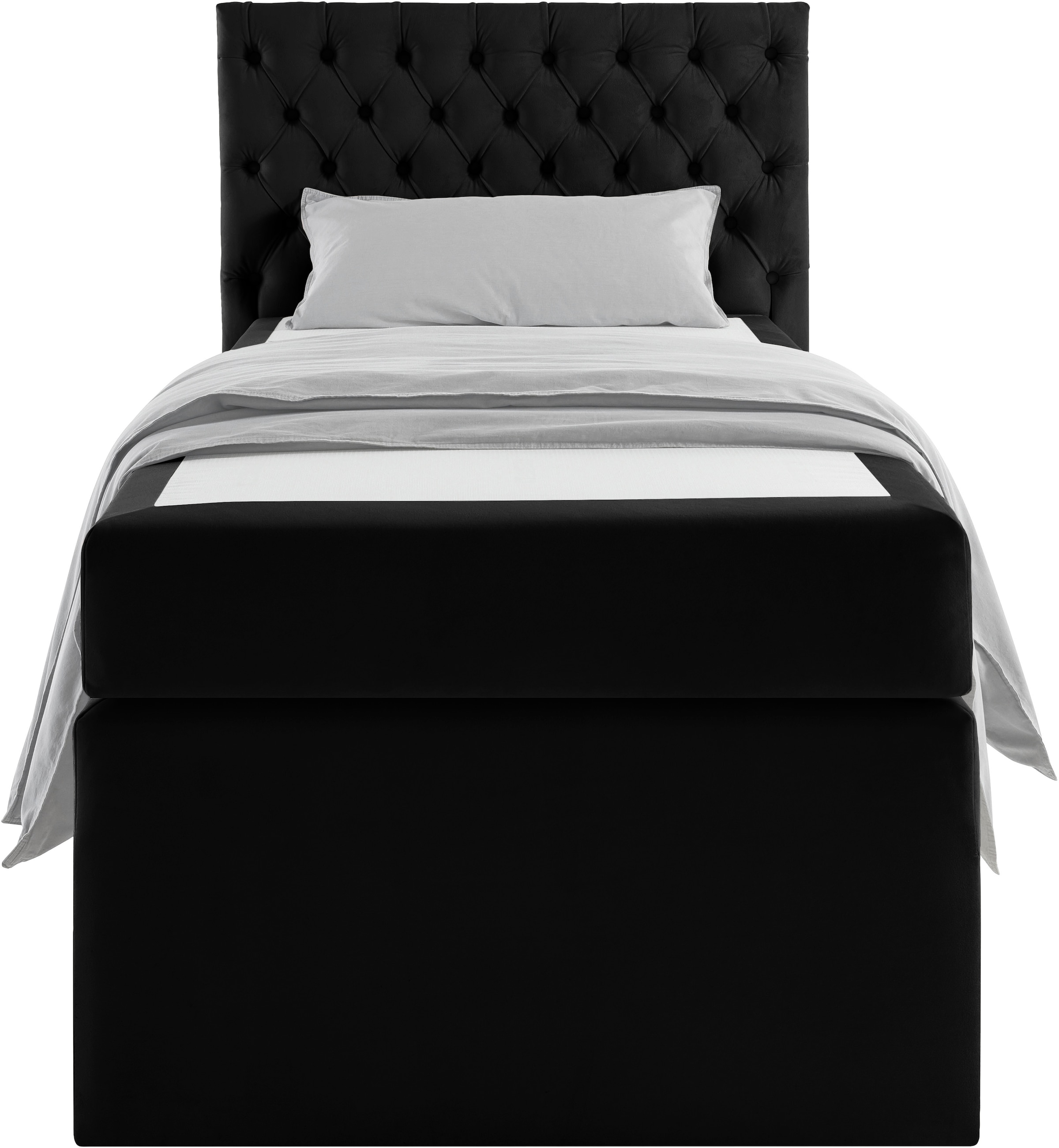 Home affaire Polsterbett »Boxbett Alvi mit Schubladen, Taschen-Federkernmatratze«, wahlweise Härtegrad der Matratze H2/H3/H4