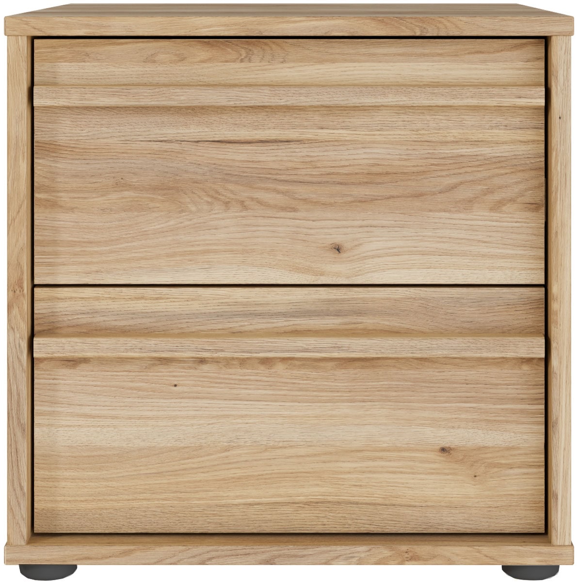 FORTE Nachtkommode »Viel Stauraum, 2 Schubkästen« B/H/T 43,4/43,3/41,7 cm; Schubkästen mit Vollauszug