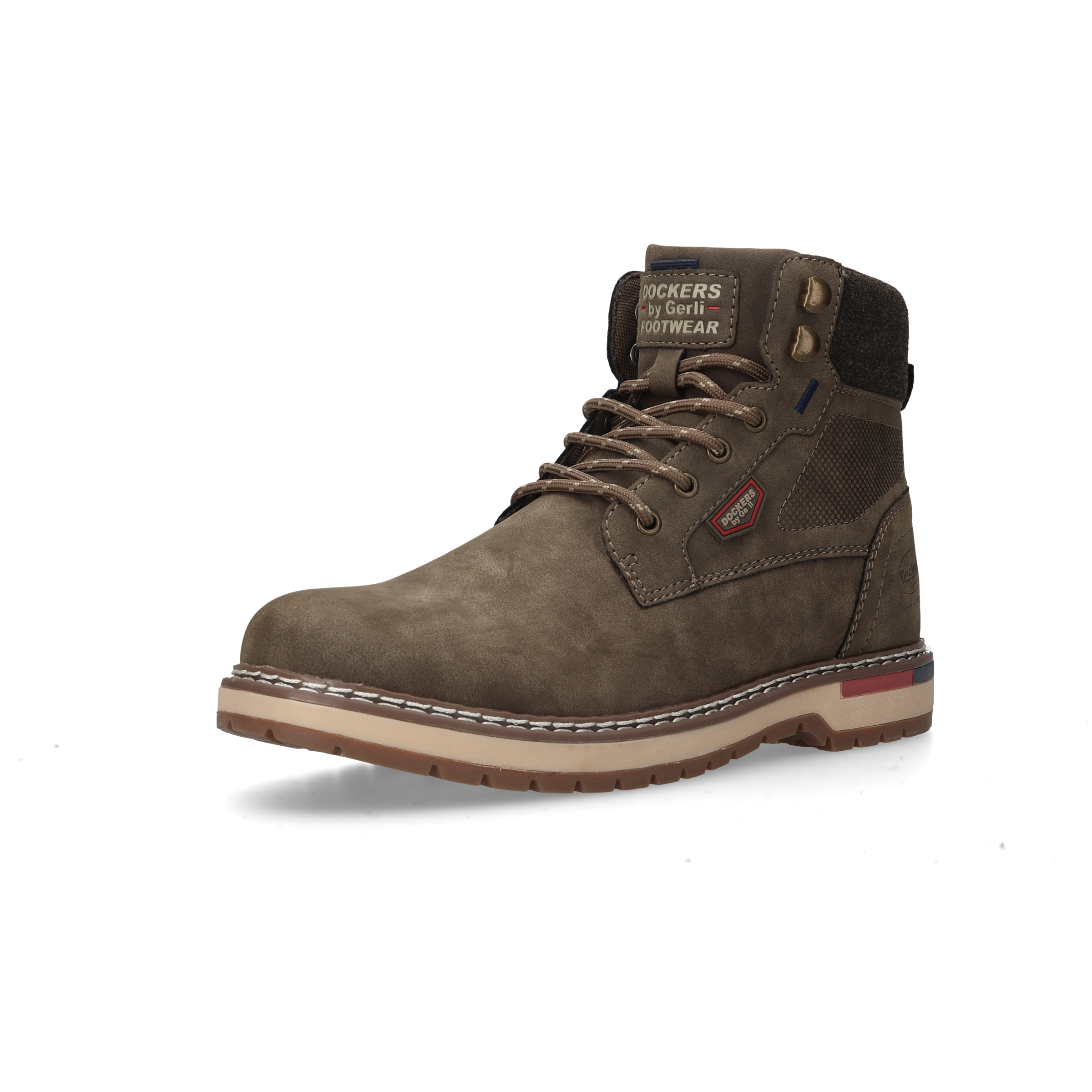 Dockers by Gerli Schnürboots  Schnürstiefelette, Workerboots mit Reißverschluss