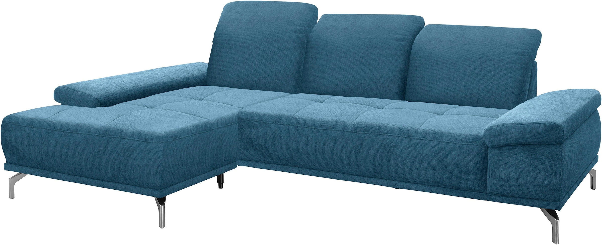 Places of Style Ecksofa »Caluna«, Inkl.Sitztiefenverstellung, wahlweise mit Kopf- und Armteilverstellung