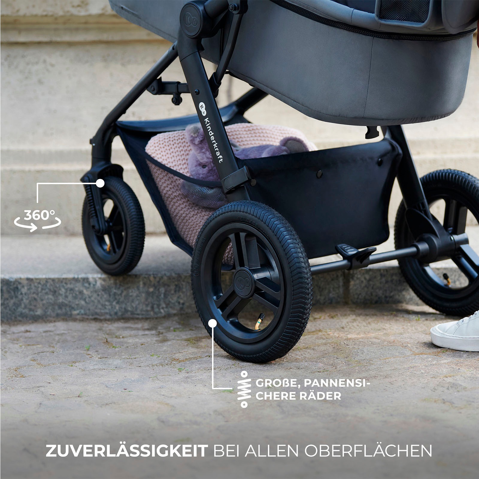 Kinderkraft Kombi-Kinderwagen »MOOV 2 XL« 27 kg mit Luftreifen