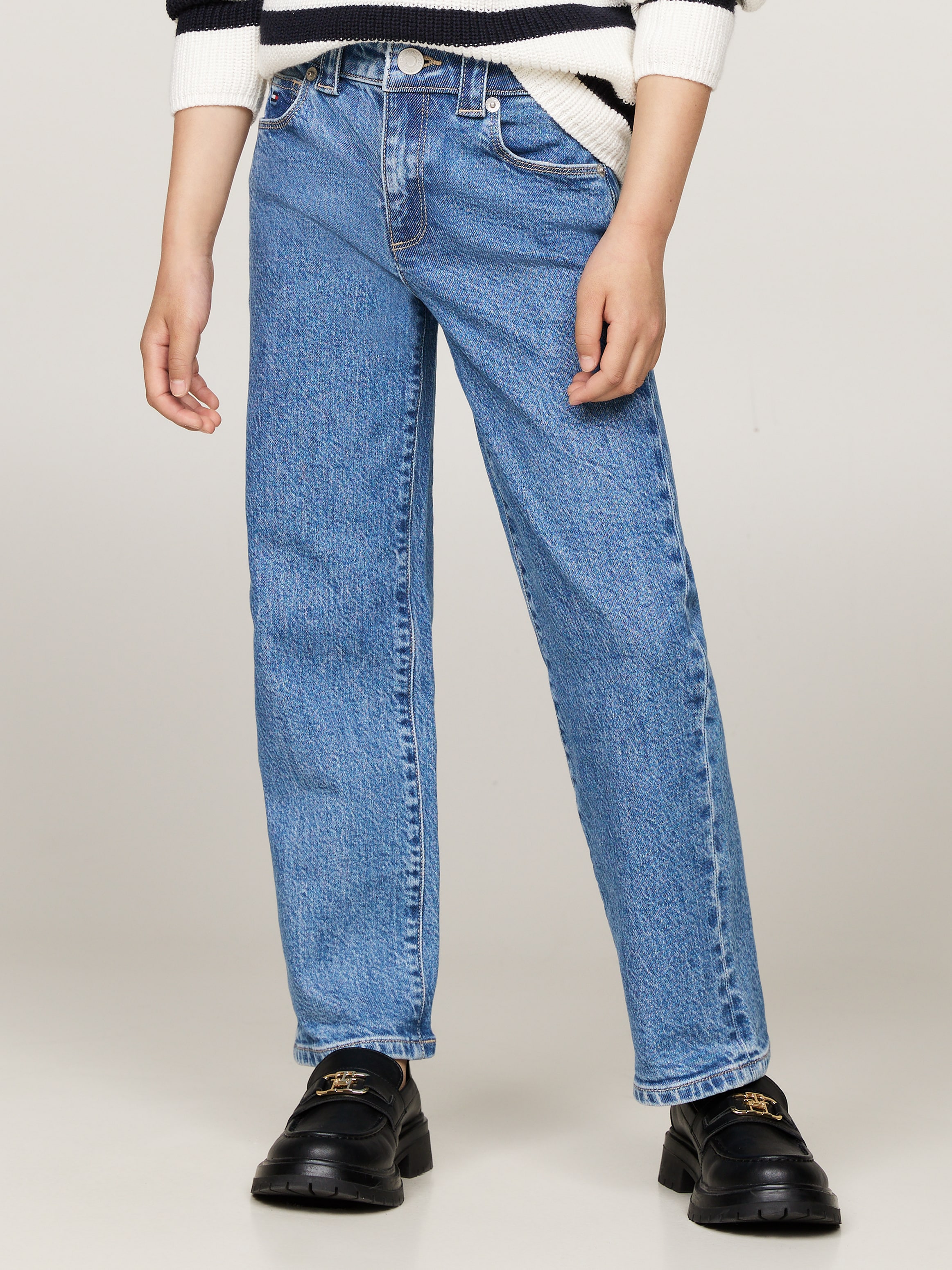 Tommy Hilfiger Bootcut-Jeans »GIRLFRIEND COMFORT DENIM«, Kinder bis 16 Jahre im 5-Pocket-Style