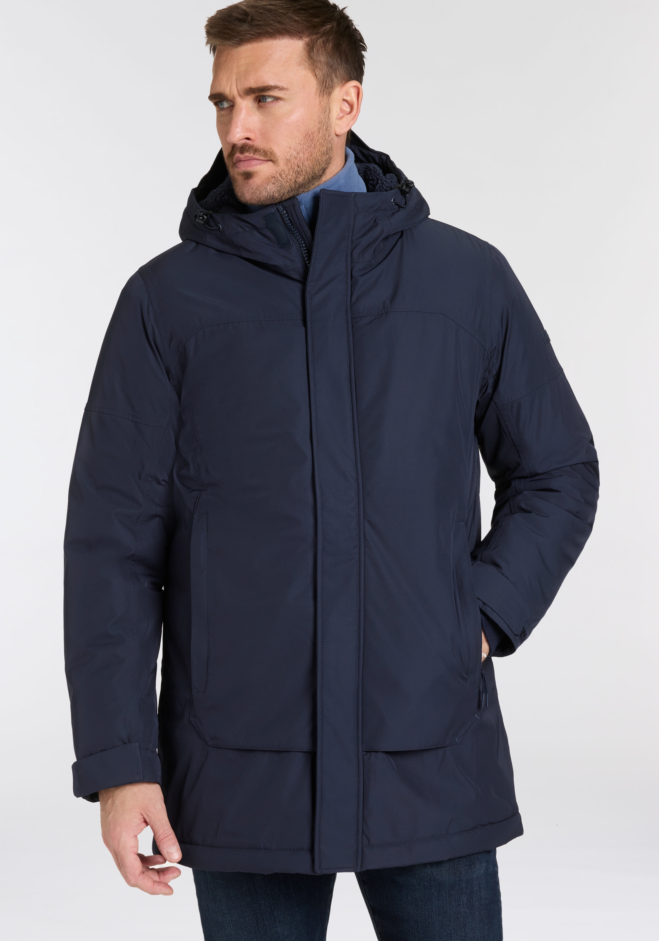 Parka »MAN PARKA FIX HOOD«, mit Kapuze