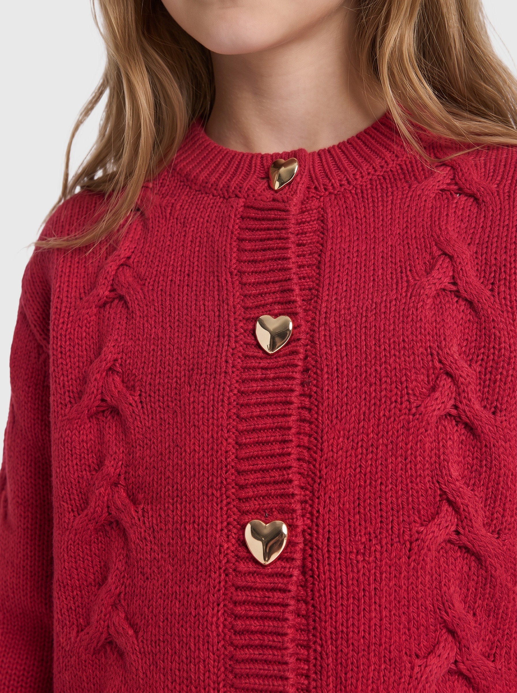 KIDS ONLY Strickjacke »KOGPEPPE LS CABLE CARDIGAN KNT« Baumwolle