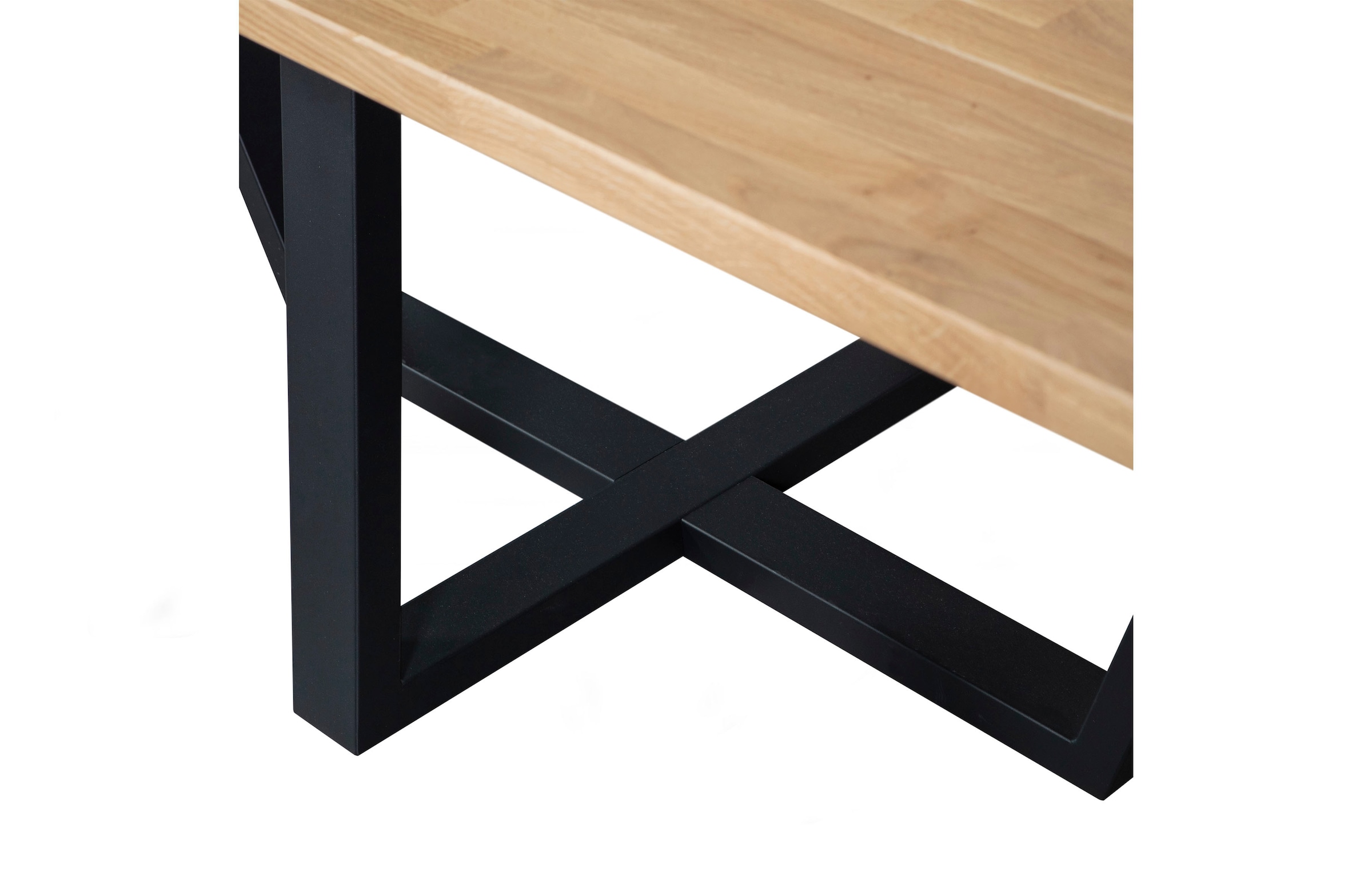 WOOOD Esstisch »Tablo«, Holz teilmassiv, rechteckige Form, H 77 cm x B 240 x T 100 cm