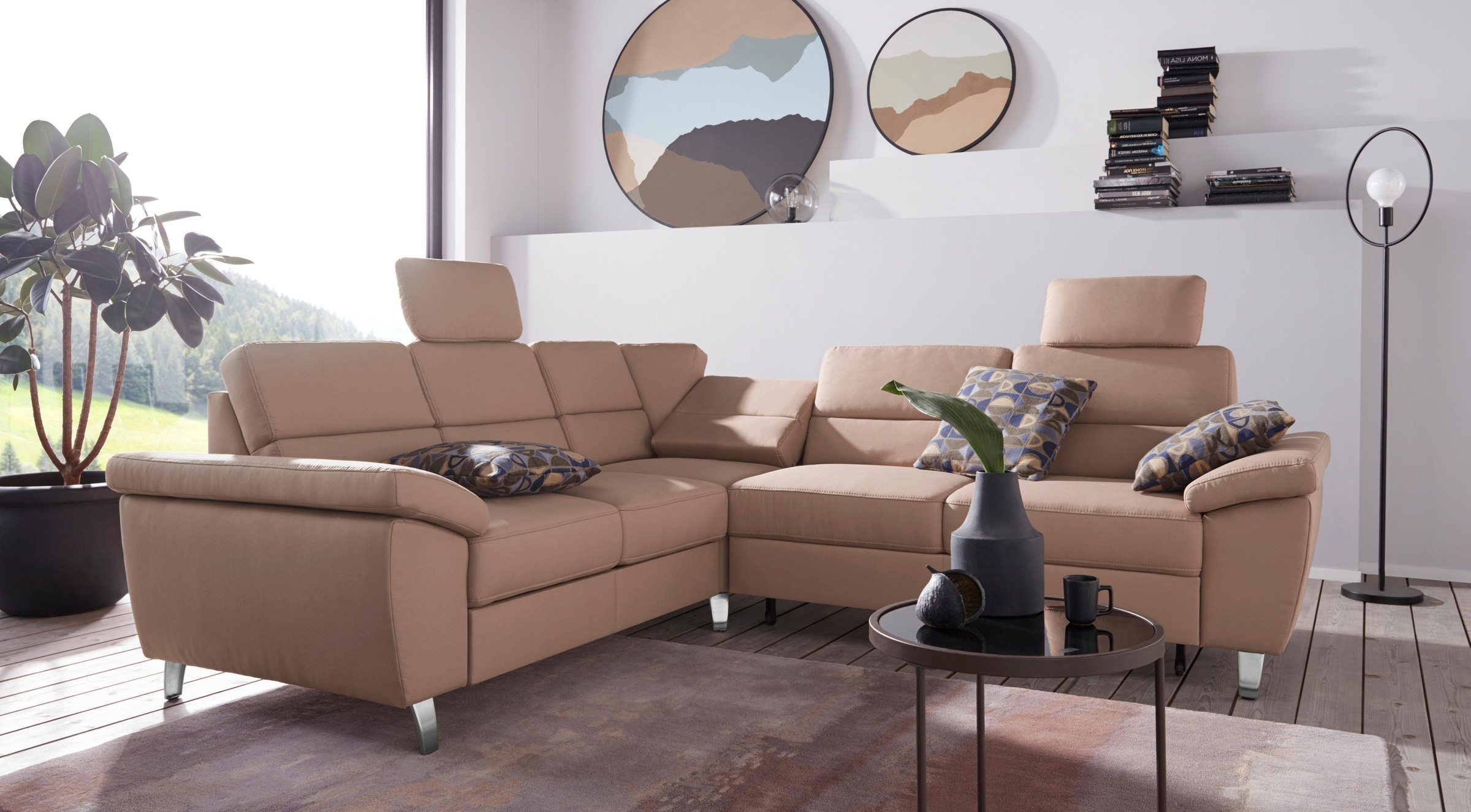 sit&more Ecksofa »Sorano L-Form«, wahlweise mit Bett- und Relaxfunktion, inkl. Bettkasten