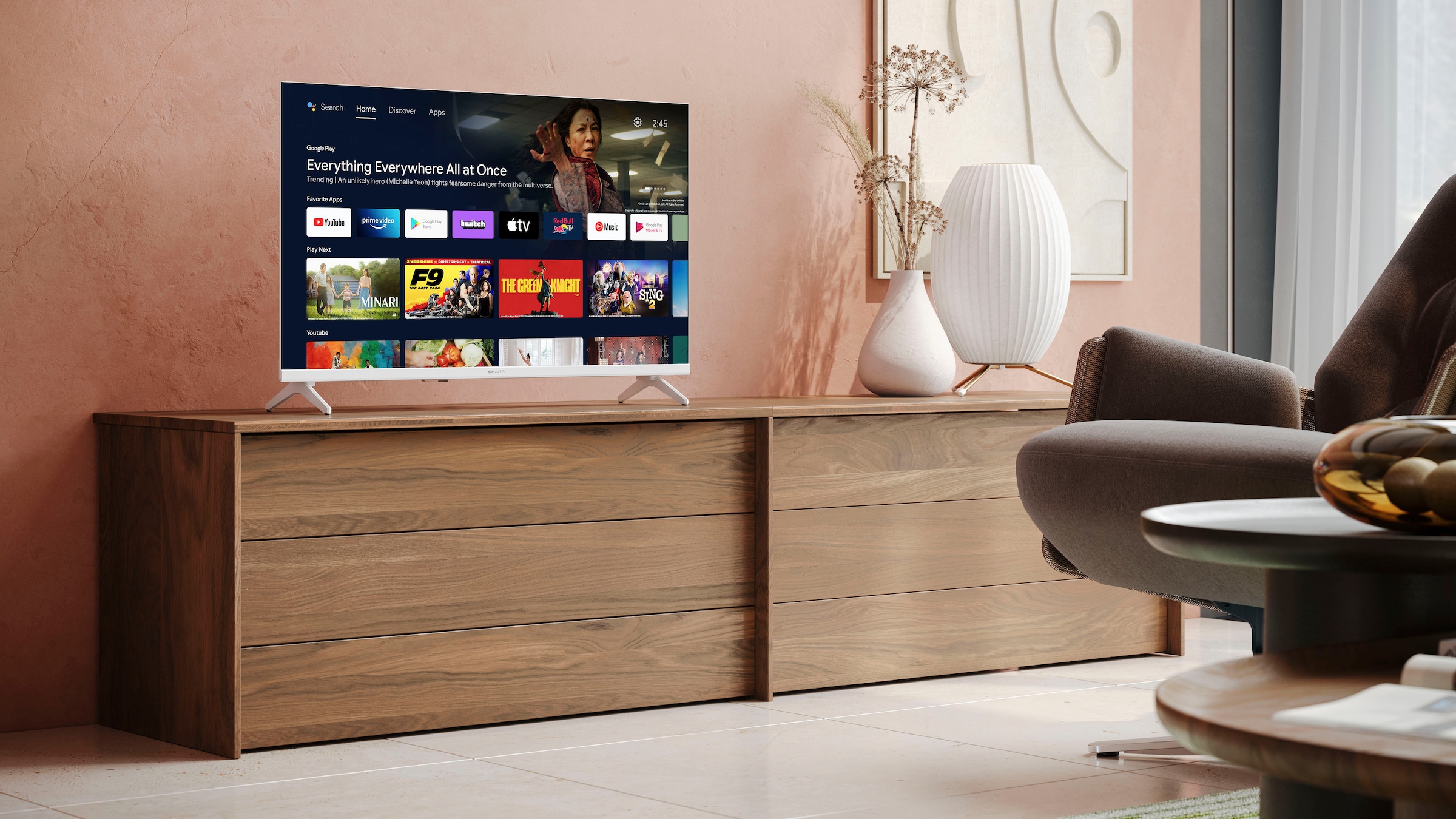 Sharp LED-Fernseher »1T-C32FHx«, HD, Android TV-Smart-TV