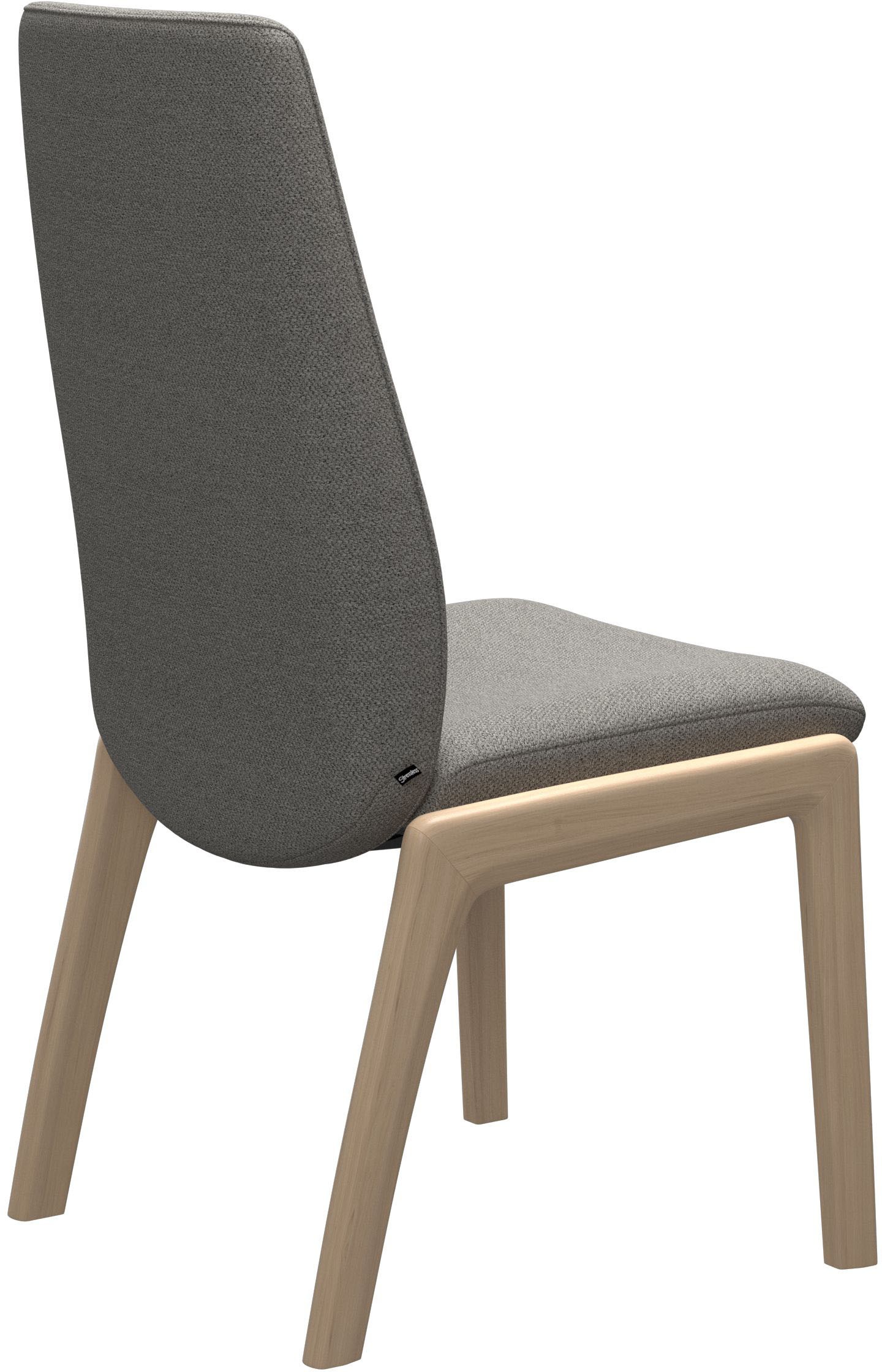 Stressless® Polsterstuhl »Laurel«, ROHLEDER Stoff Q2 FARON, High Back, Größe L, mit abgerundeten Beinen in Eiche natur