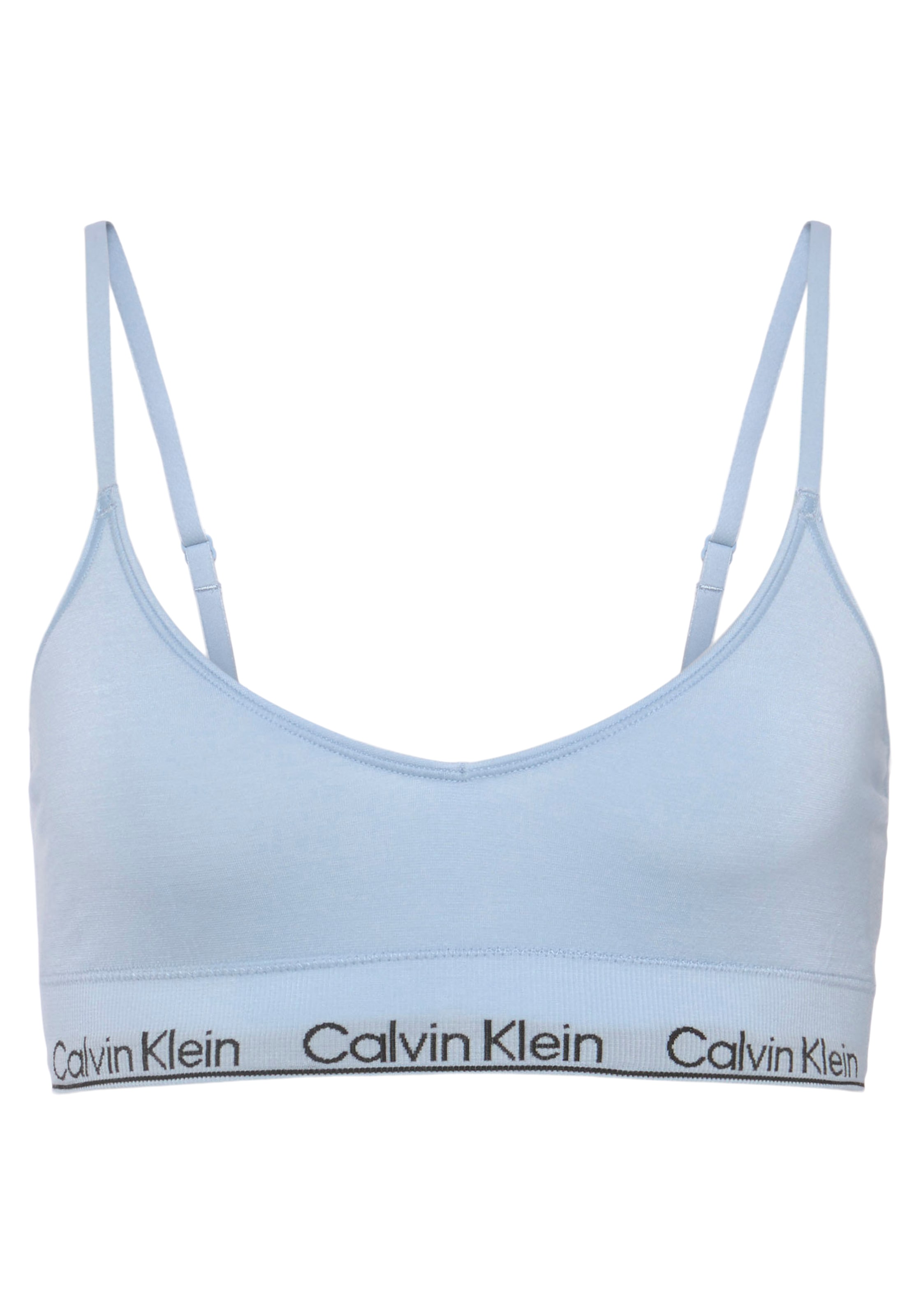 Klein Triangel-BH mit ♕ TRIANGLE«, Calvin »LGHT bei LINED CK-Logoschriftzug