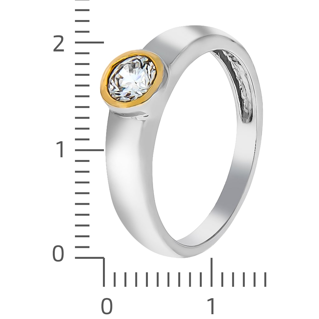 Firetti Fingerring »Schmuck Geschenk Silber 925 Silberring Solitär«