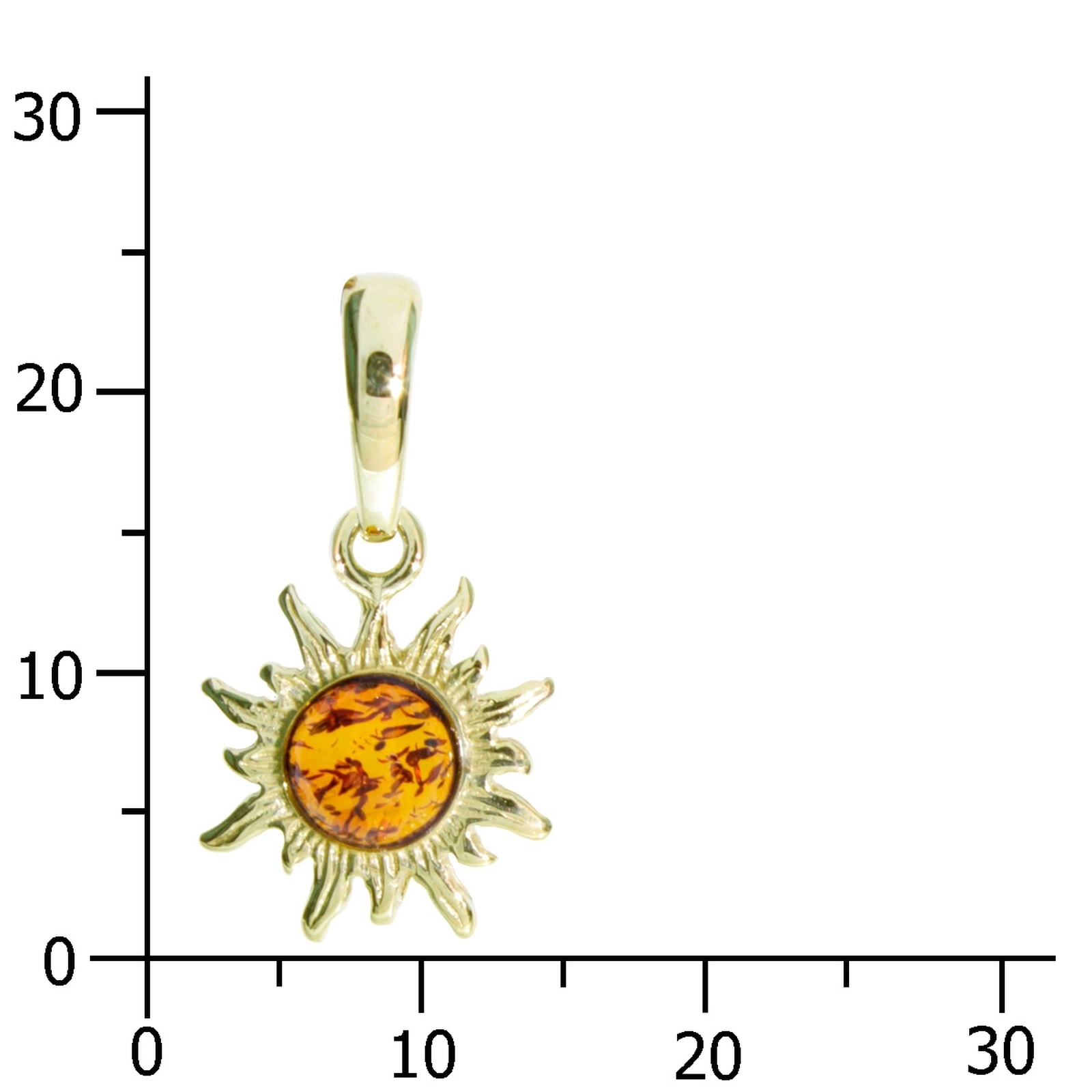 OSTSEE-SCHMUCK Kettenanhänger »Ostsee-Schmuck Anhänger Sonne Anhänger Sonne« 1 Stk. tlg.