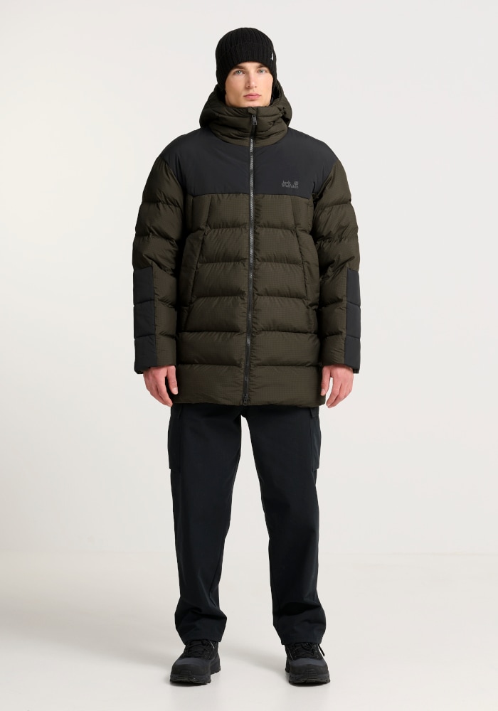 Jack Wolfskin Winterjacke »ICY HOLLOW HOODED JKT M« mit Kapuze Kapuzenjacke, warm, wind- und wasserabweisend