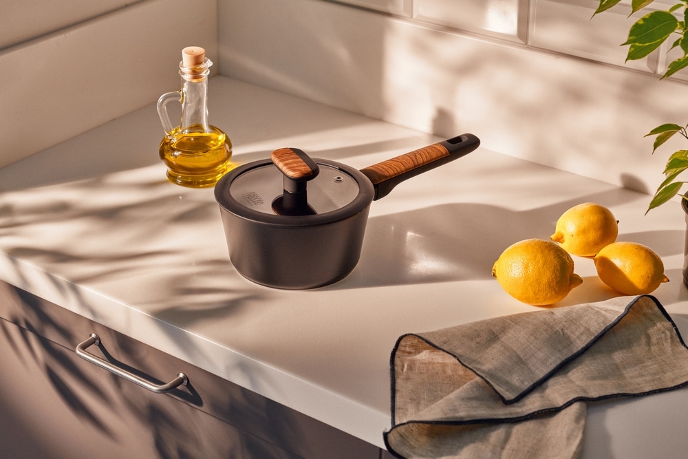 RESTO Kitchenware Kasserolle »Mon, Topf 1,4 l, antihaftbeschichtet und spülmaschinenfest« 2 Stk. tlg. Aluminium