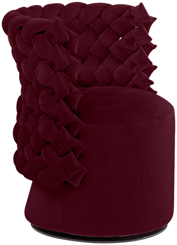 CALIA ITALIA Sessel »GIUGGIOLA Extravaganter Designsessel« Drehsessel, wahlweise mit Drehfunktion, ästhetisches Design