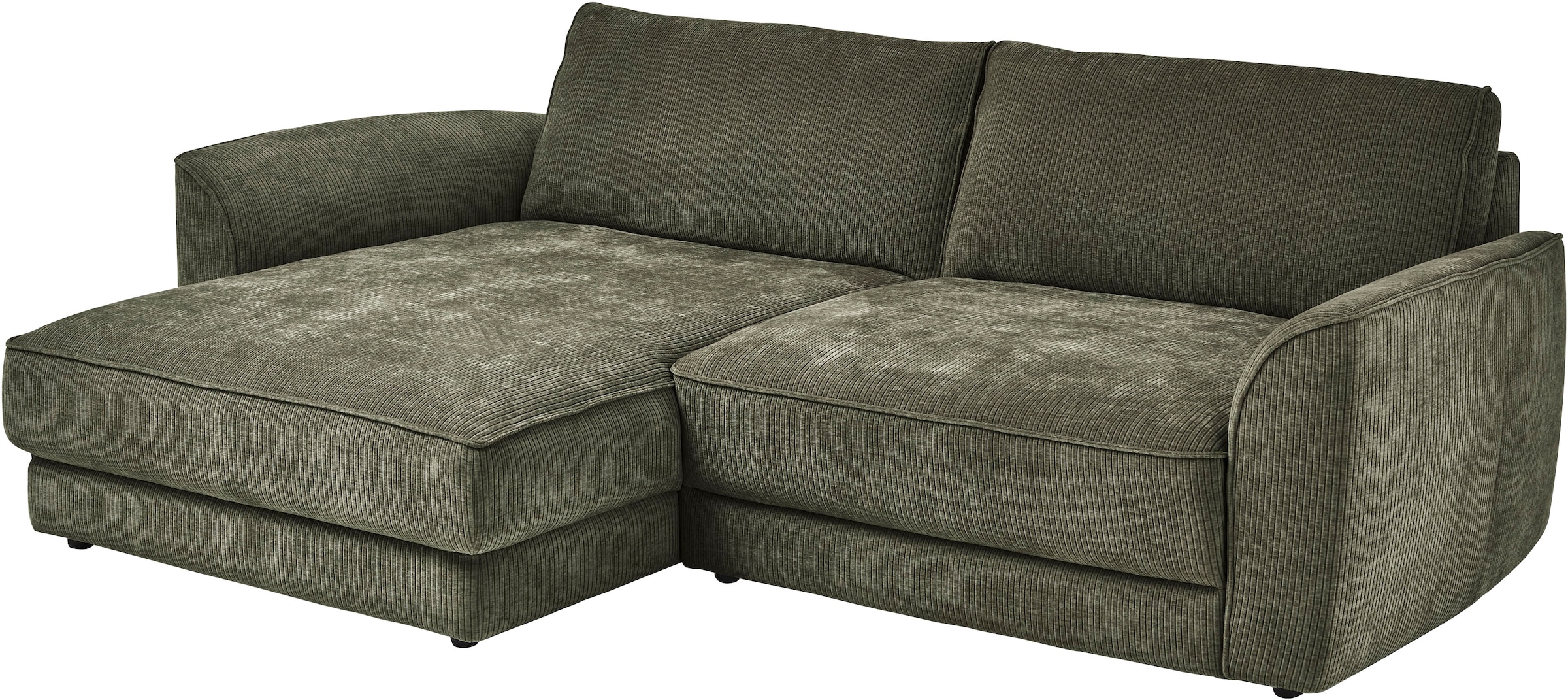 Die PlanBar Ecksofa »Ecksofa ZE-EM24138, L-Form, B: 264 cm« SoftSitz-Kaltschaumpolsterung, wahlweise mit Sitztiefenverstellung
