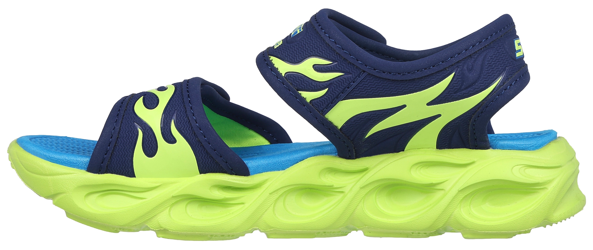 Skechers Kids Sandale »THERMO-SPLASH-HEAT TIDE«, Sommerschuh, Klettschuh, Sandalette, mit cooler Blinkfunktion