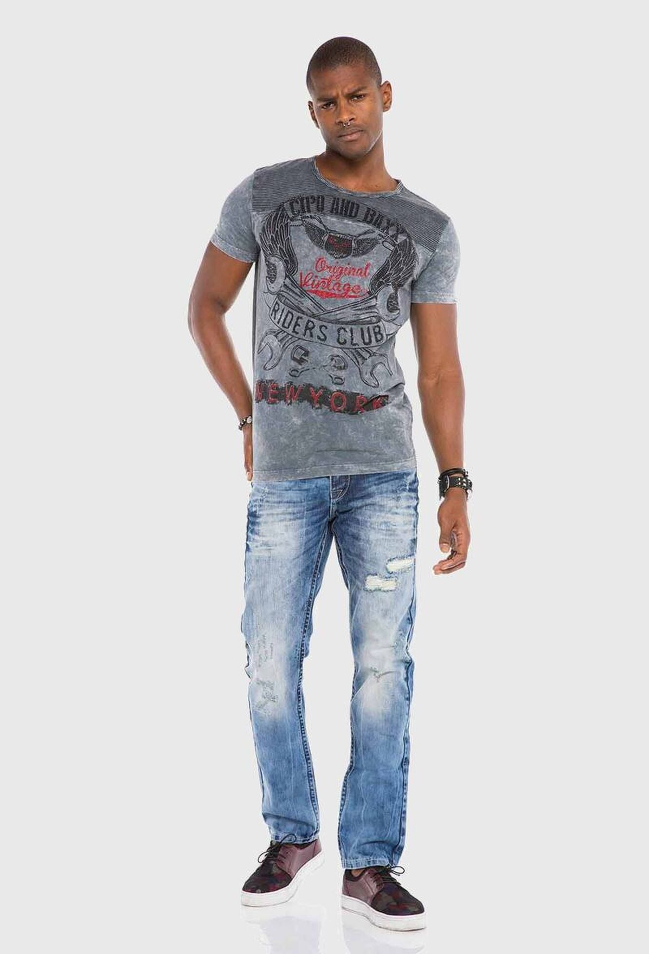 Cipo & Baxx 5-Pocket-Jeans »Cipo & Baxx Jeans« im washed Design