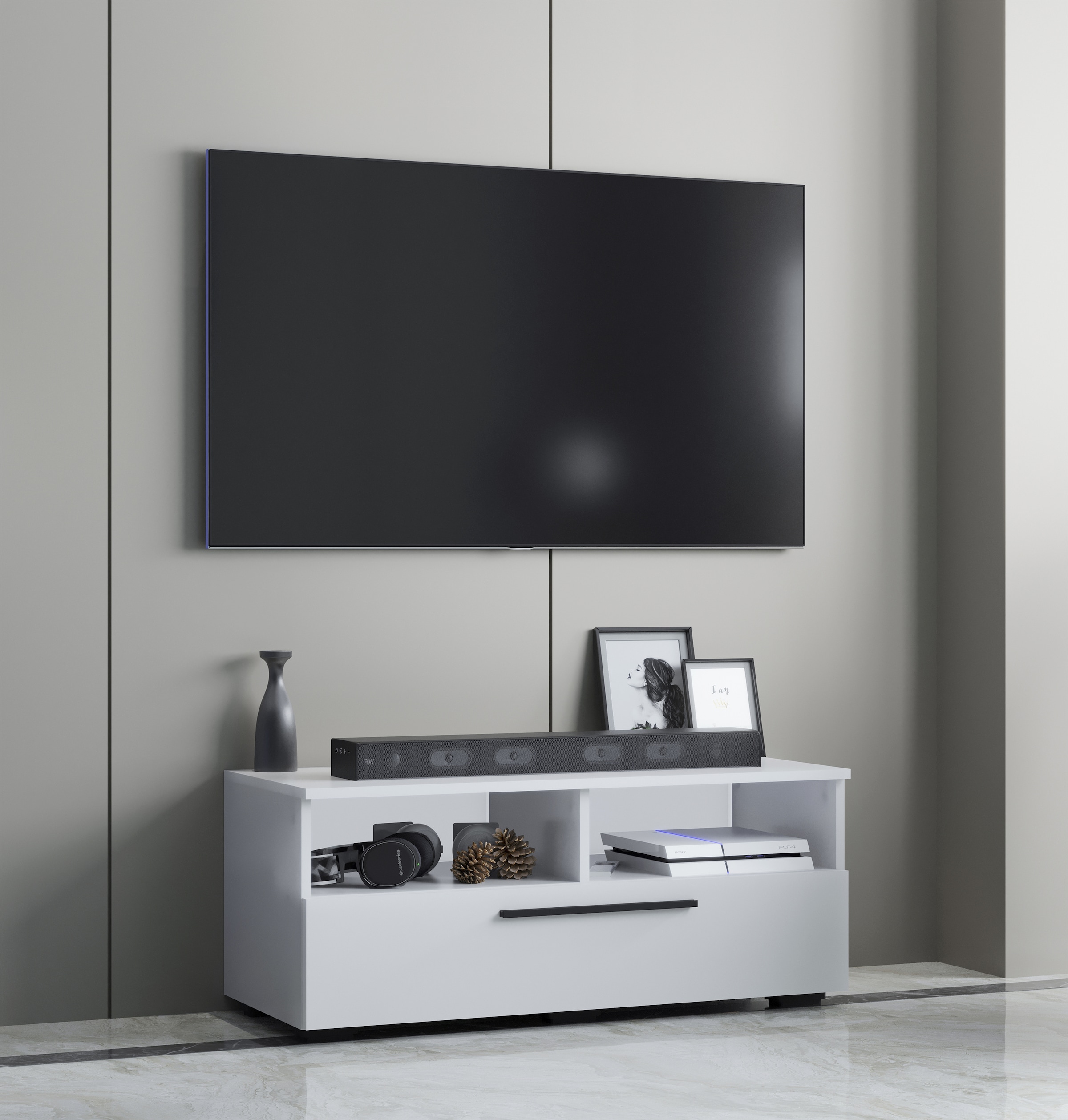 VCM Wohnzimmertisch »Holz TV Lowboard Möbel Fernsehschrank Arila L«
