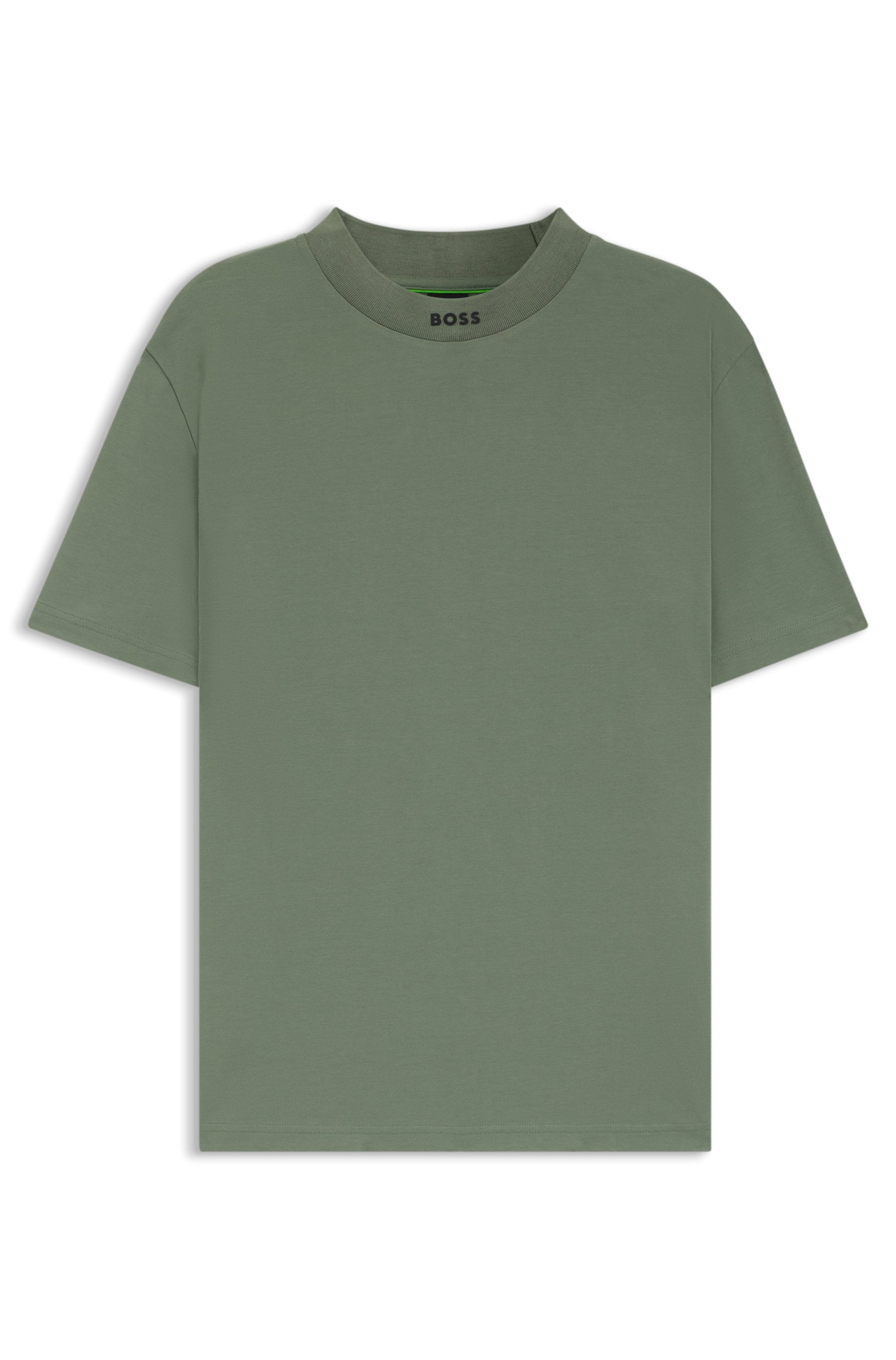 BOSS GREEN T-Shirt »Tee Collar Zone«, mit Logo am Ausschnitt