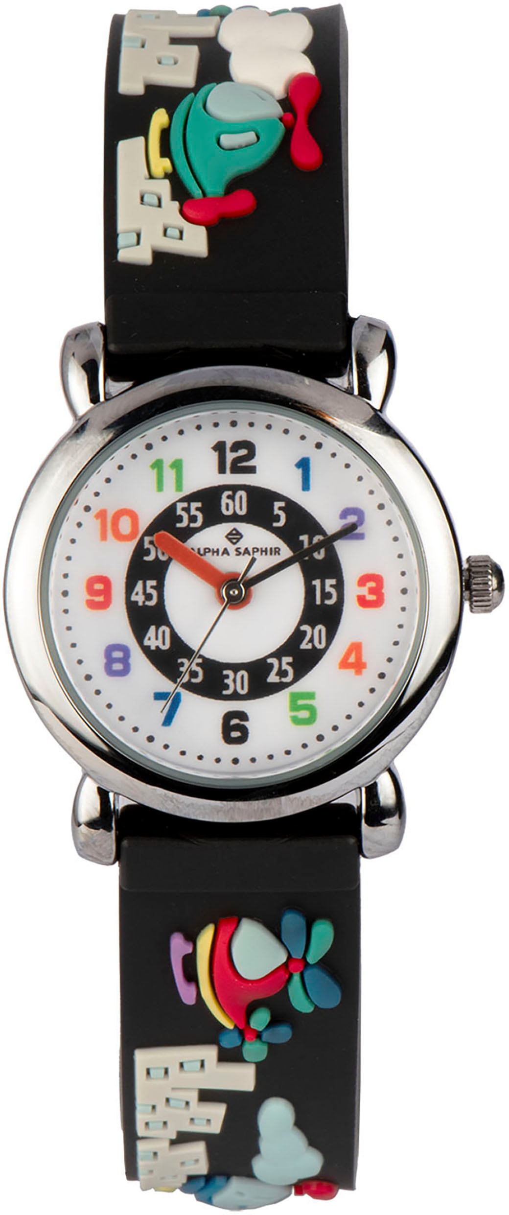 ALPHA SAPHIR Quarzuhr, Armbanduhr, Kinderuhr, analog, ideal auch als Geschenk