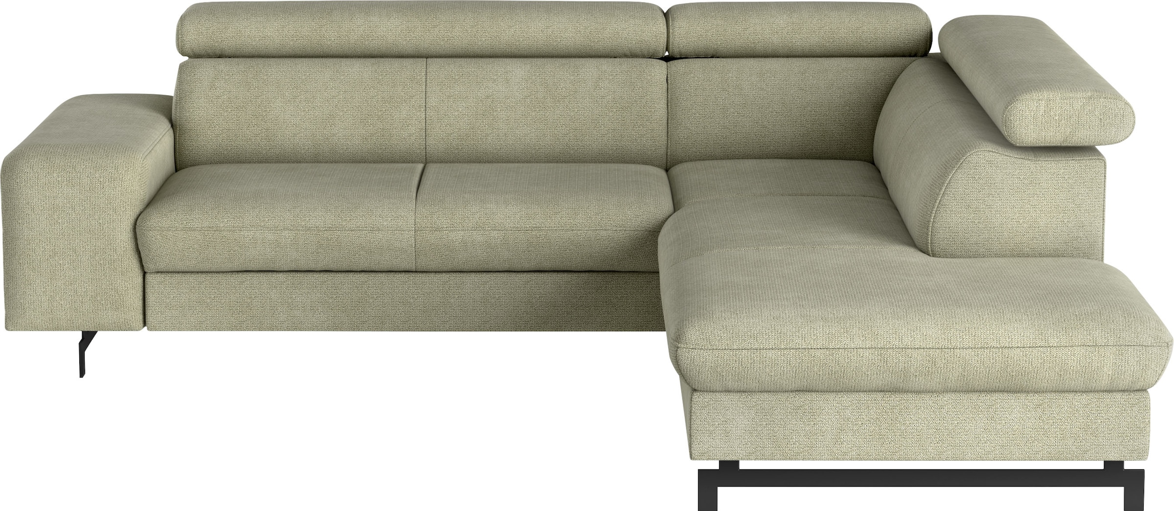 COTTA Ecksofa »Emma L-Form«, mit Kopfteilverstellung, wahlweise mit Bettfunktion & Bettkasten