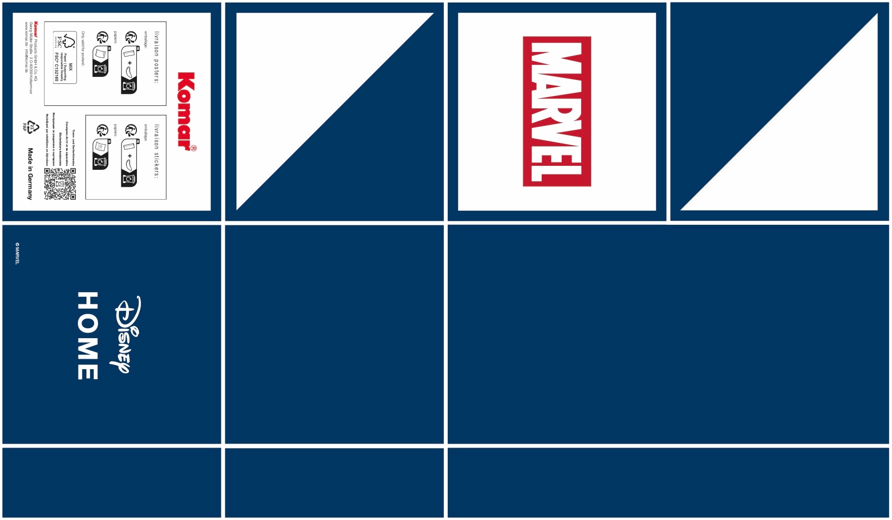 Komar Wandtattoo »Marvel Spider-Man Camera«, (1 St.), 50 x 70 cm (Breite x Höhe) - Kinderzimmer, Wandsticker