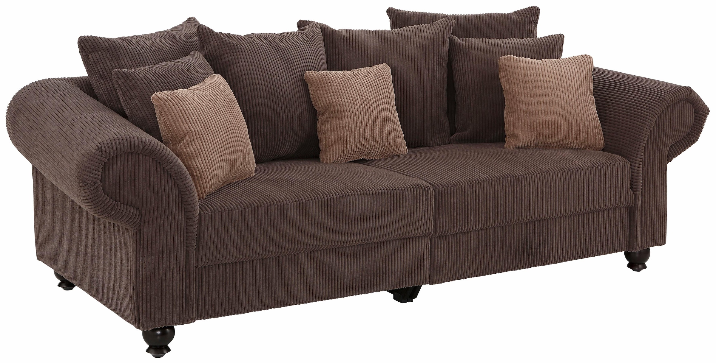 Home affaire Big-Sofa »King Henry«, in legerer Polsterung und vielen losen Kissen