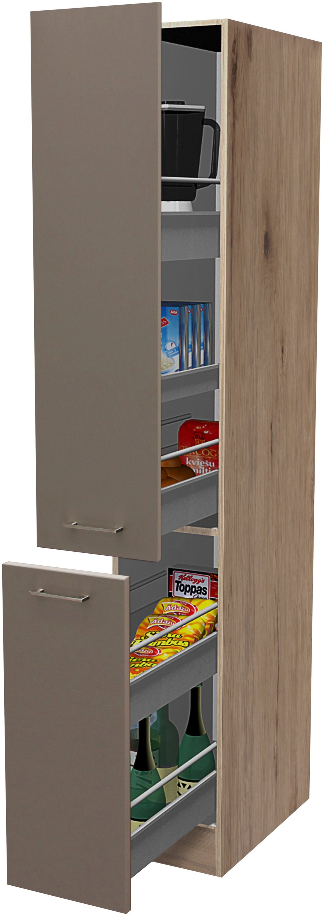 Flex-Well Apothekerschrank »Riva«, (B x H x T) 30 x 200 x 57 cm, mit 5  Ablagen bei ♕