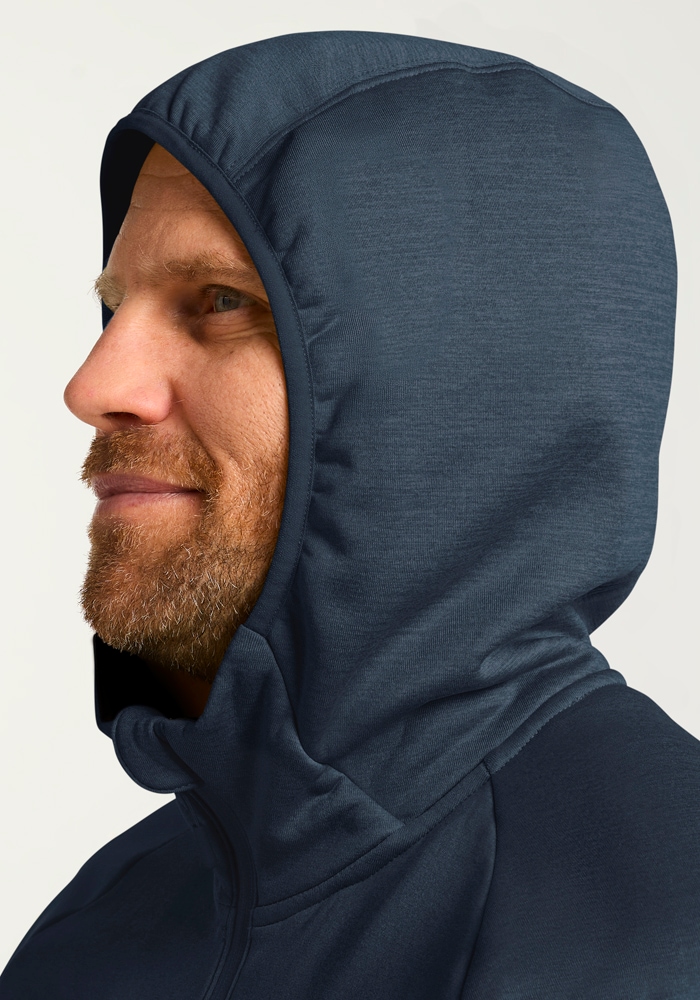 Jack Wolfskin Fleecejacke »PEAK DISTRICT HOODED FZ M«, mit Kapuze