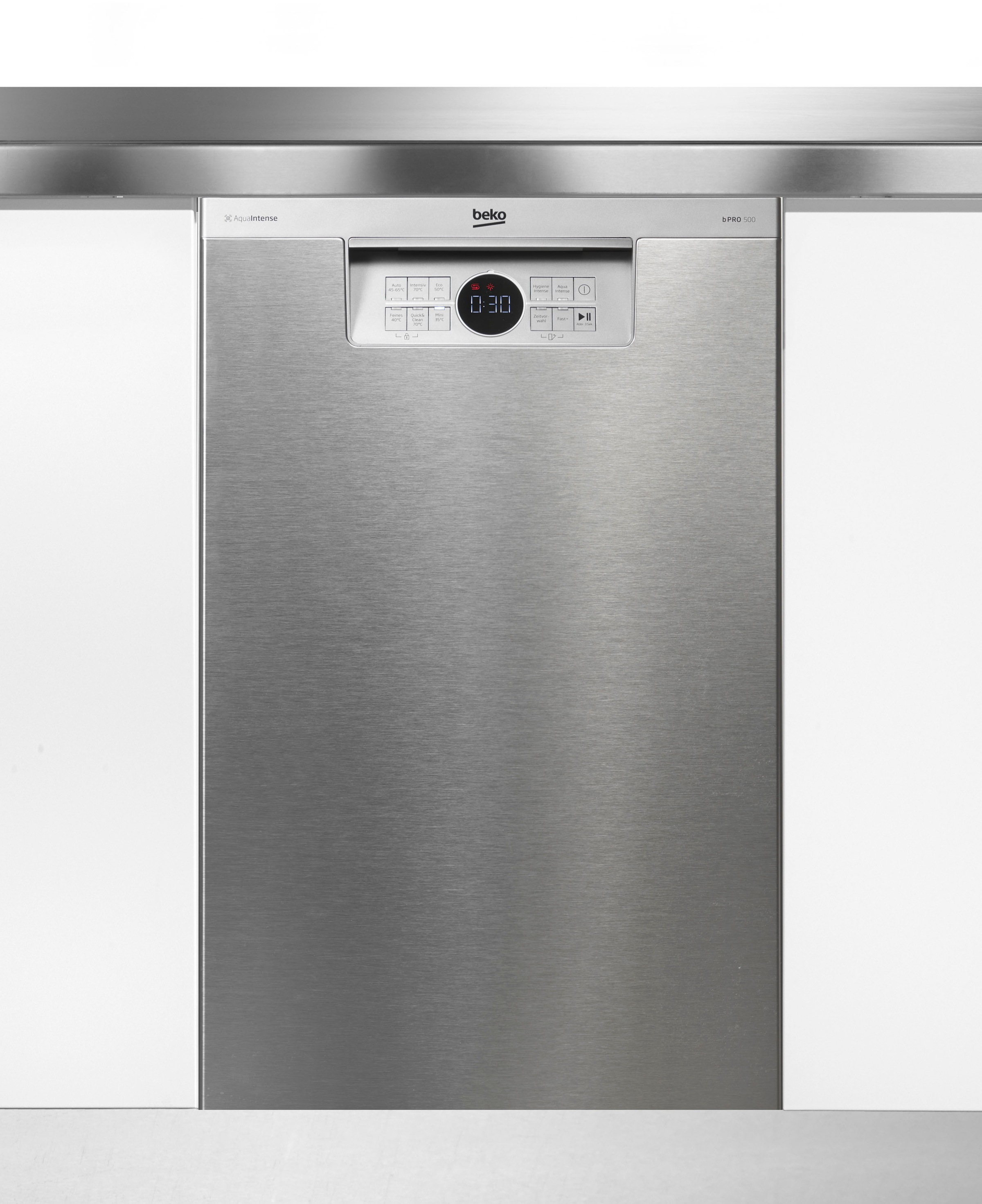 BEKO Unterbaugeschirrspüler »BDUS26040XQ 7686201635« 10 Maßgedecke XL-Geschirrspüler mit 81,6 cm Höhe – ideal für hohe Arbeitsplatten