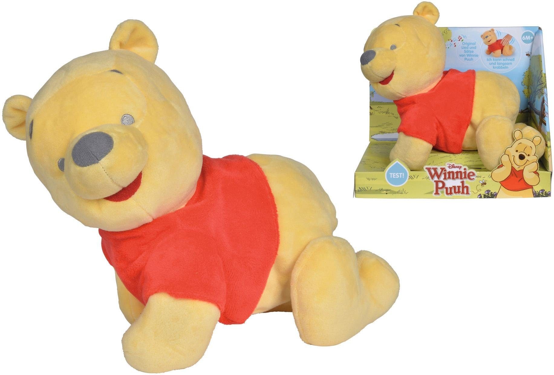 SIMBA Kuscheltier »Disney Winnie the Pooh, Krabbel mit mir«, mit Bewegung und Sound