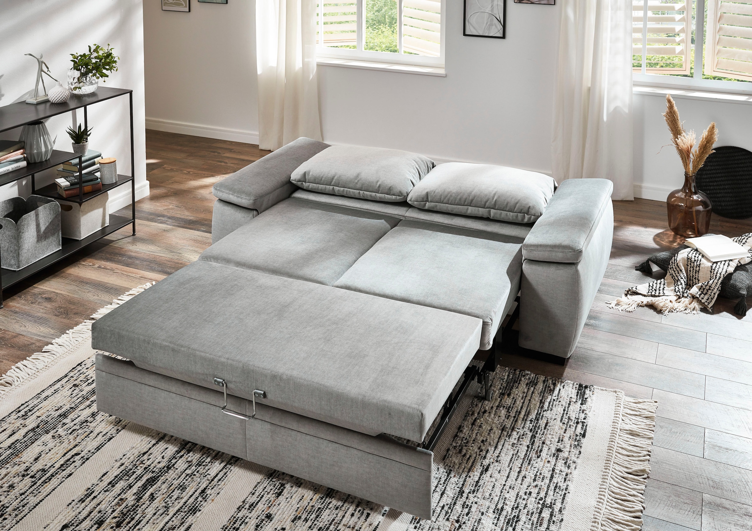Die PlanBar Schlafsofa »MP-PD19021« mit Längsschläferfunktion 140x210 cm