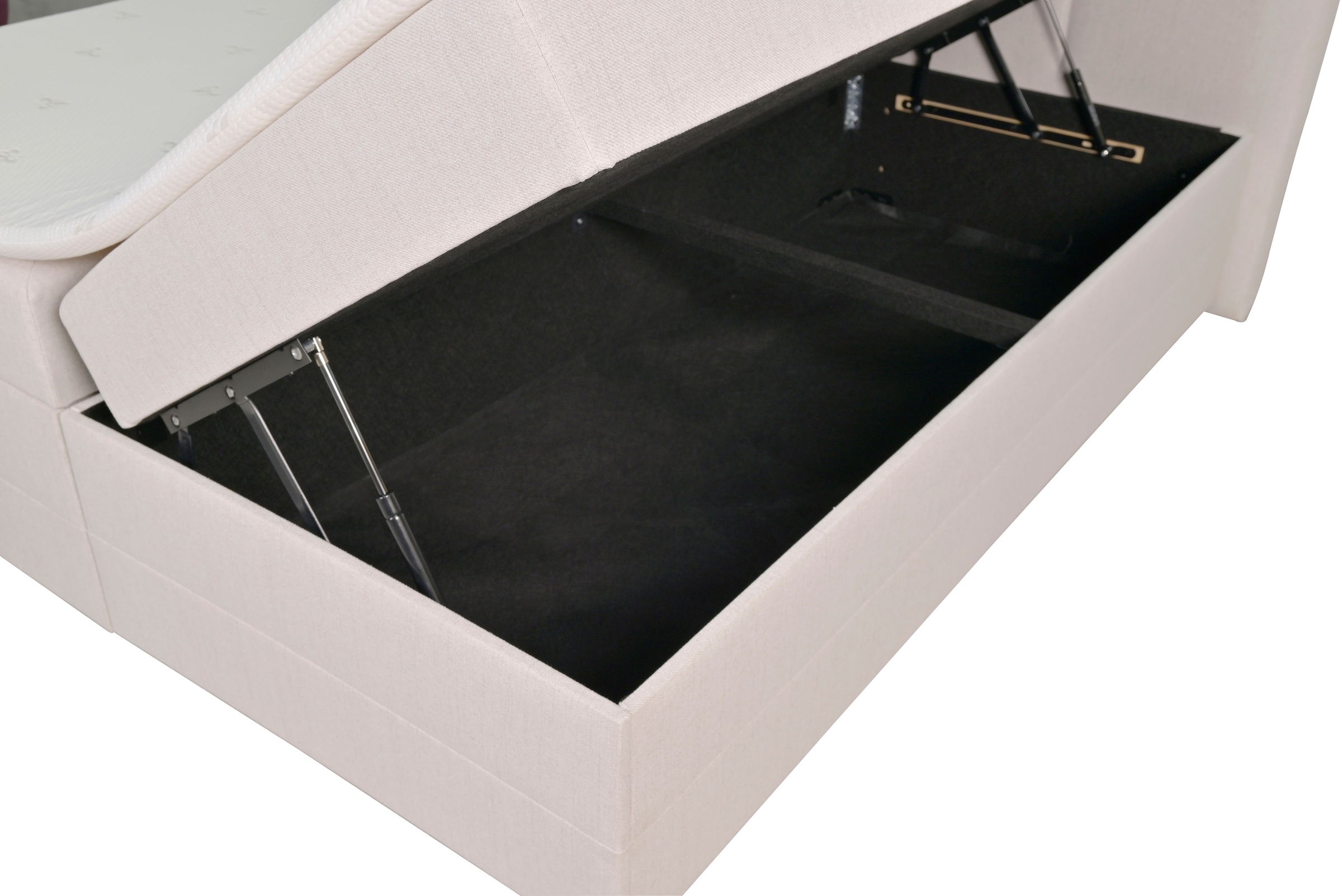 INOSIGN Boxbett »Fillmore inkl. Bettkasten, Liegefläche 180x200 cm, in Boxspring-Optik« inkl. Topper, erhältlich in verschiedenen Farben