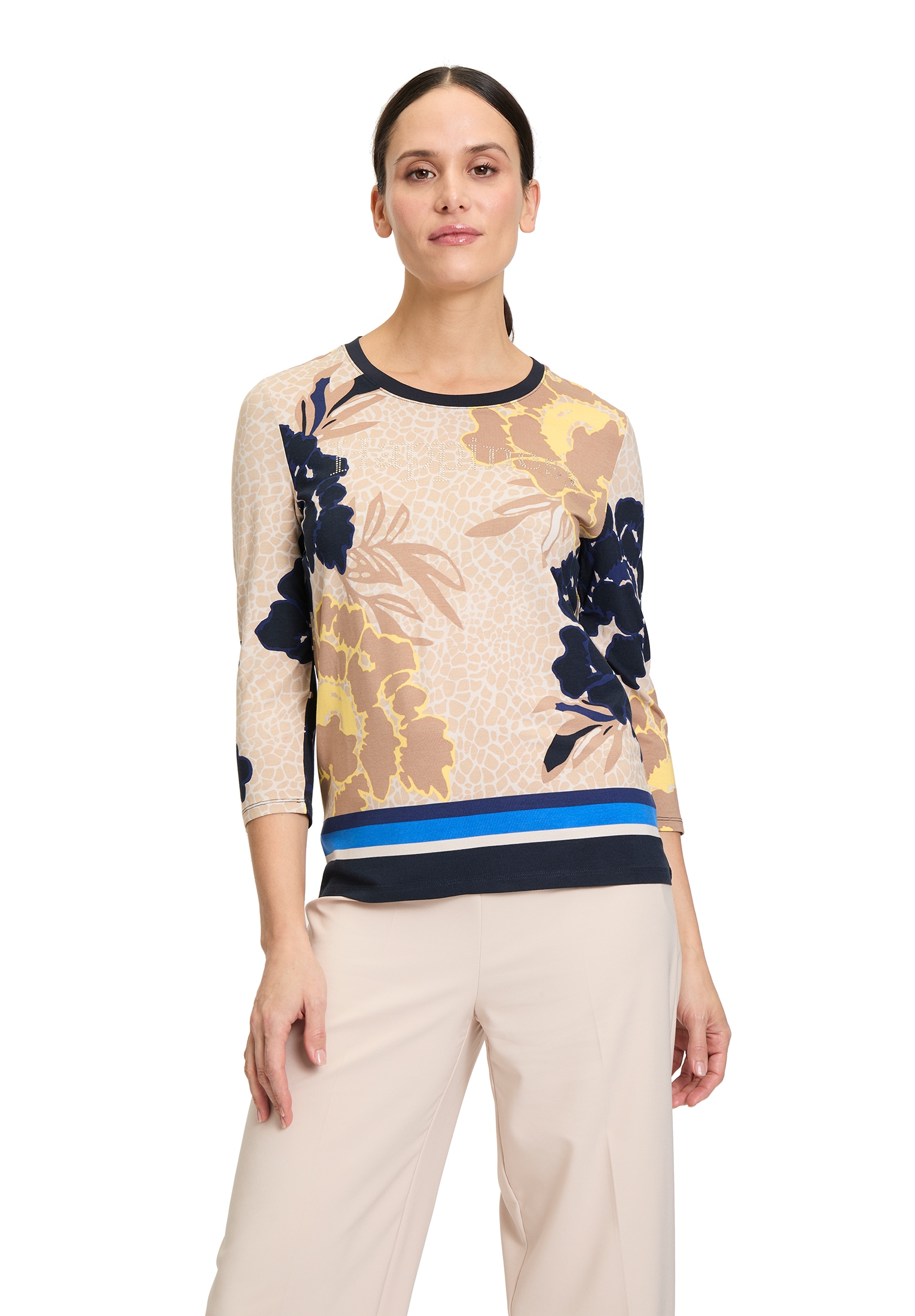 Betty Barclay 3/4-Arm-Shirt »Ringelshirt mit Rippbündchen«