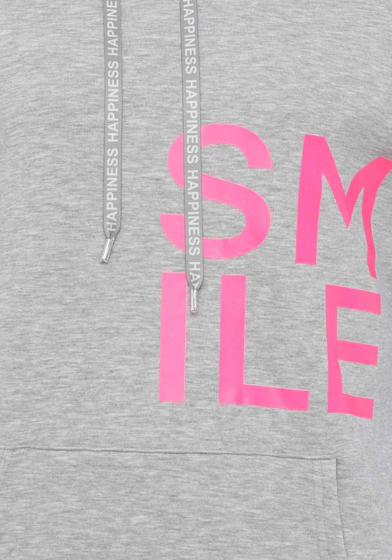 Zwillingsherz Hoodie »"Alissa"«, mit SMILE Print